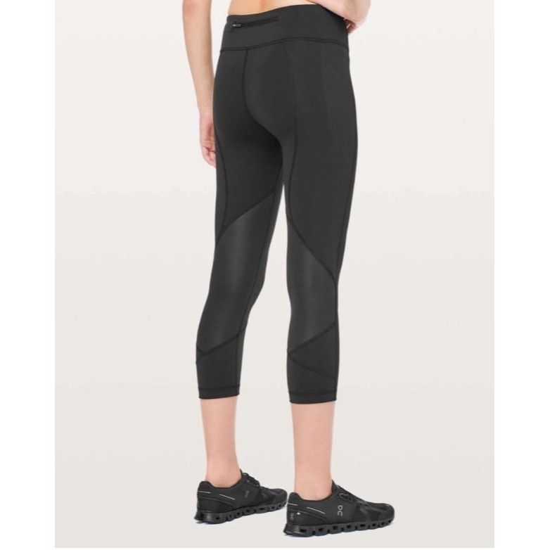Lululemon 𝓛𝓾𝓵𝓾𝓵𝓮𝓶𝓸𝓷 Pace Rival Crop *Full-On Luxtreme 22"Blac Size 32" / US 10 / IT 46 - 4 Thumbnail