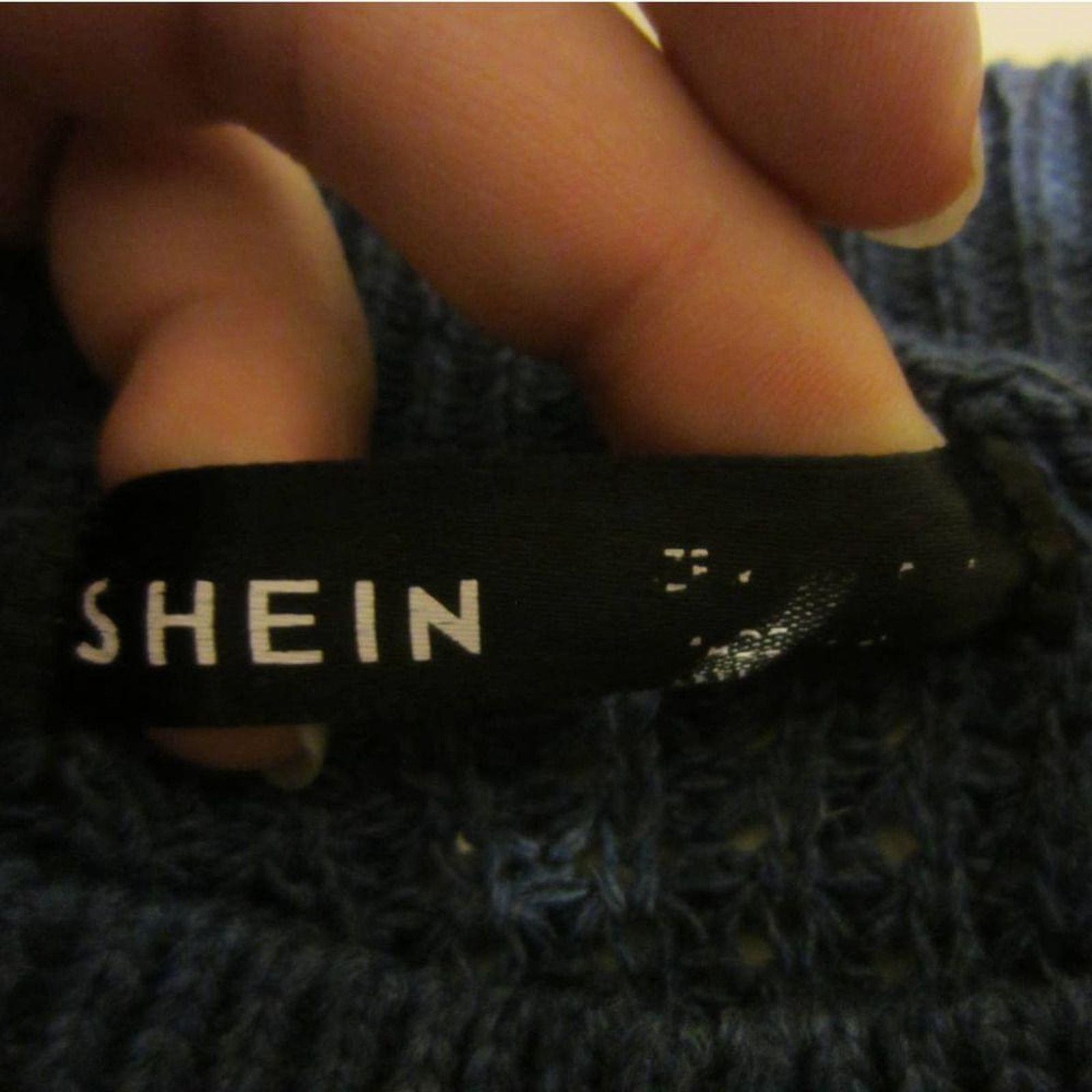 Shein Shein Navy Blue Waffle Knit Pullover Sweater Cozy M Size M / US 6-8 / IT 42-44 - 3 Thumbnail