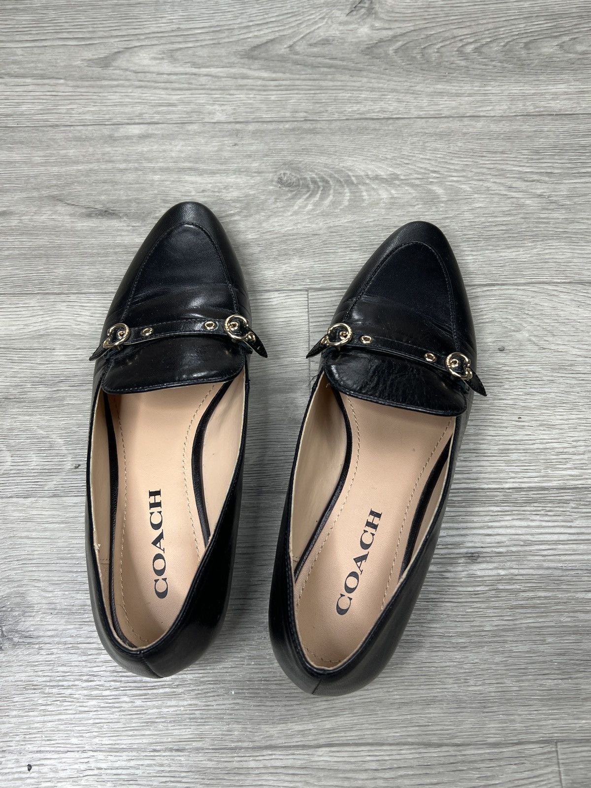 Coach Coach Women Isabel Leather low heel Black Size 7 Size US 7.5 / IT 37.5 - 6 Thumbnail