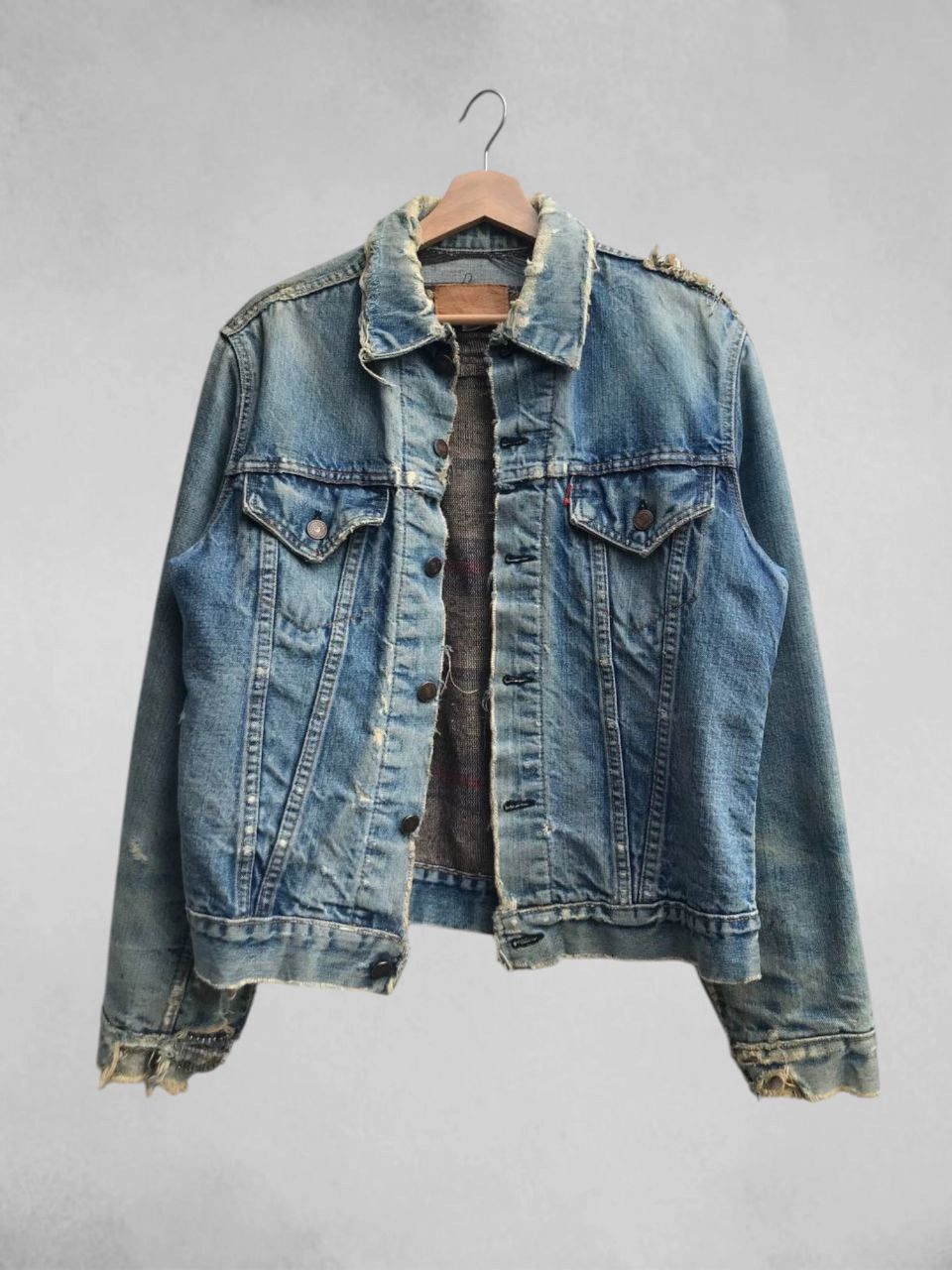 Levi's HOLY THRASH🔥 Vintage 60s/70s Levi’s Big E Blanket Lined Size US M / EU 48-50 / 2 - 2 Thumbnail
