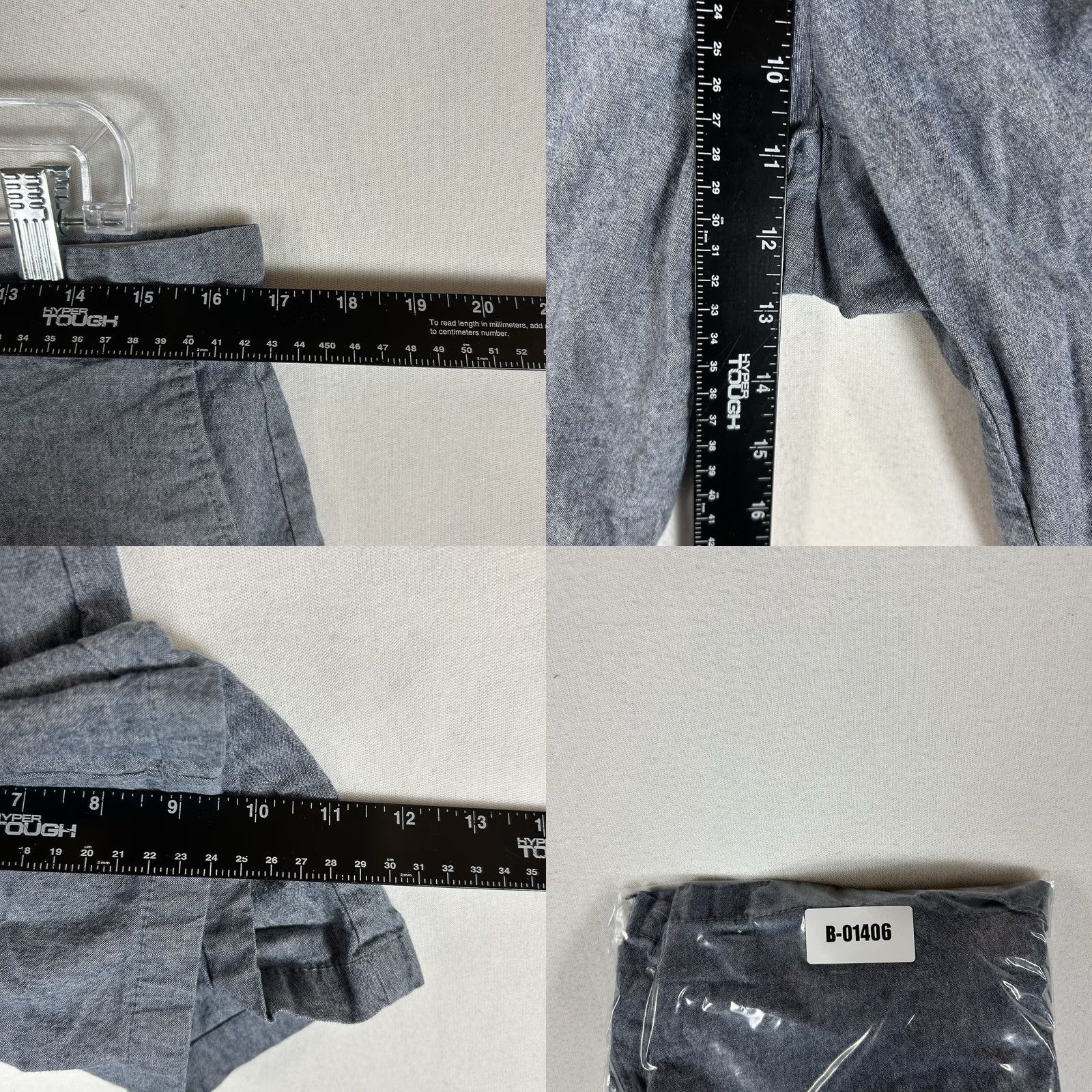 Old Navy Old Navy Slim Built In Flex Chino Shorts Mens 32 Chambray Blue Casual Size US 32 / EU 48 - 8 Thumbnail