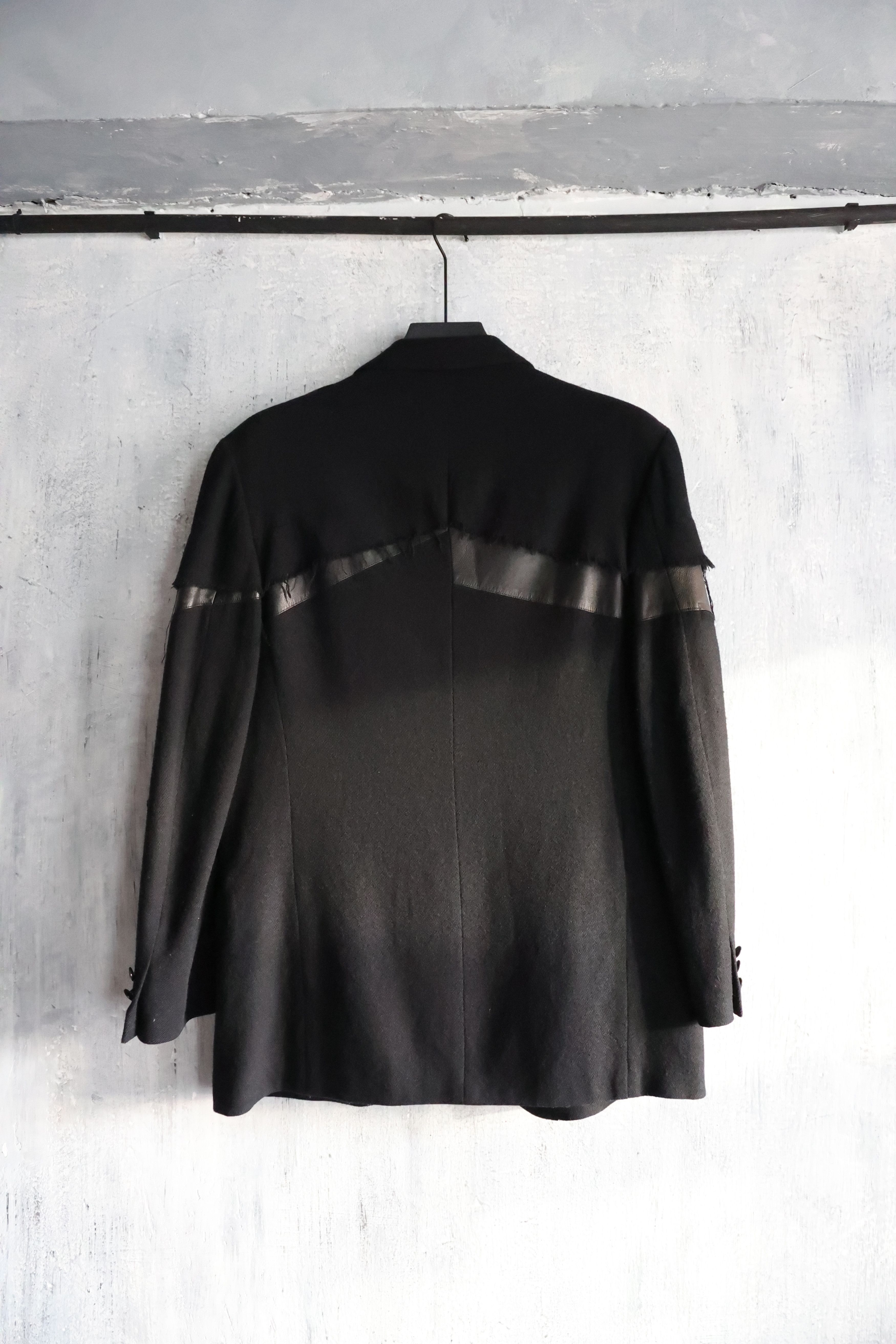 Yohji Yamamoto VERY RARE yohji yamamoto pour homme blazer 05aw Size US M / EU 48-50 / 2 - 2 Thumbnail