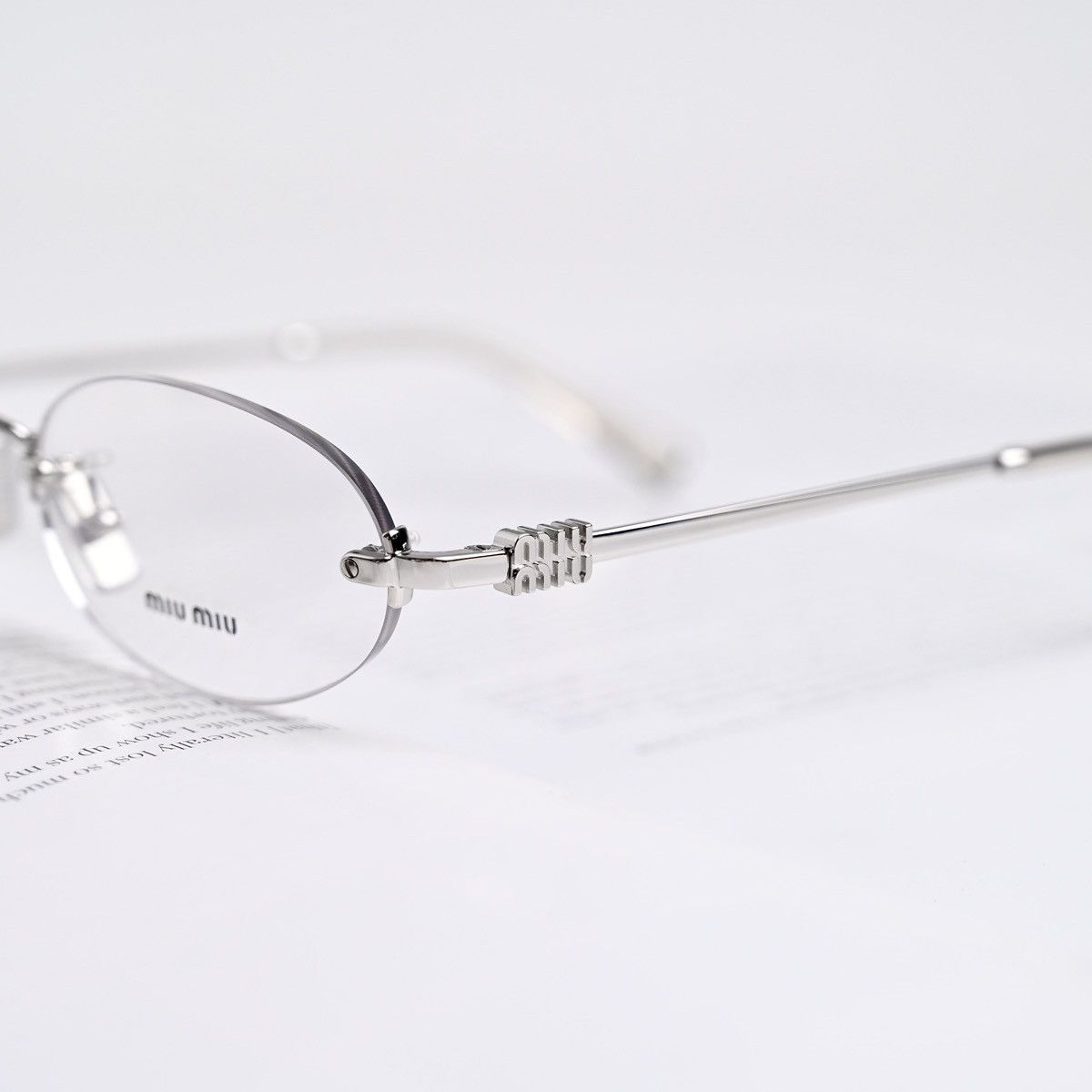 Miu Miu MIU MIU 0MU 53WV 1BC1O1 GLASSES Size ONE SIZE - 3 Thumbnail