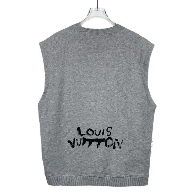 Louis Vuitton Louis Vuitton Gray Cotton Men's T-shirt . Size US XL / EU 56 / 4 - 2 Thumbnail
