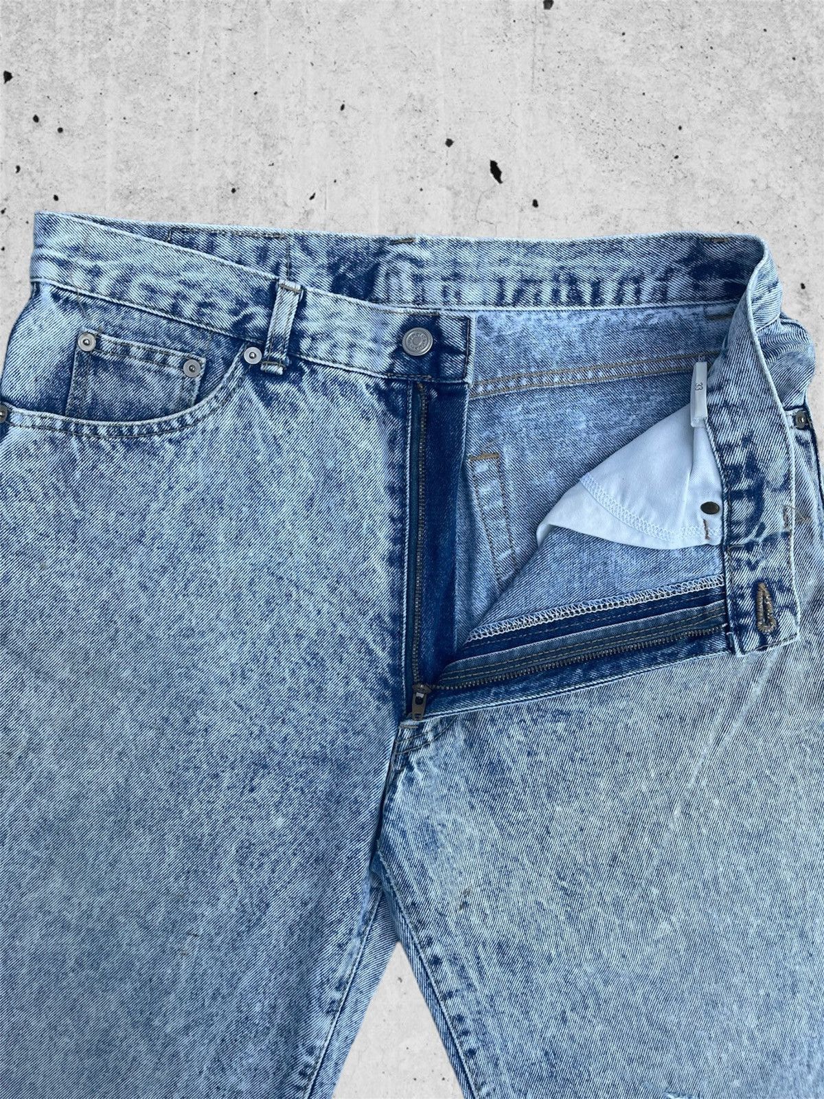 Japanese Brand × Jean 🔥 Coast Light Blue Rusty Distressed Denim W32🔥 Size 32" / US 10 / IT 46 - 6 Thumbnail