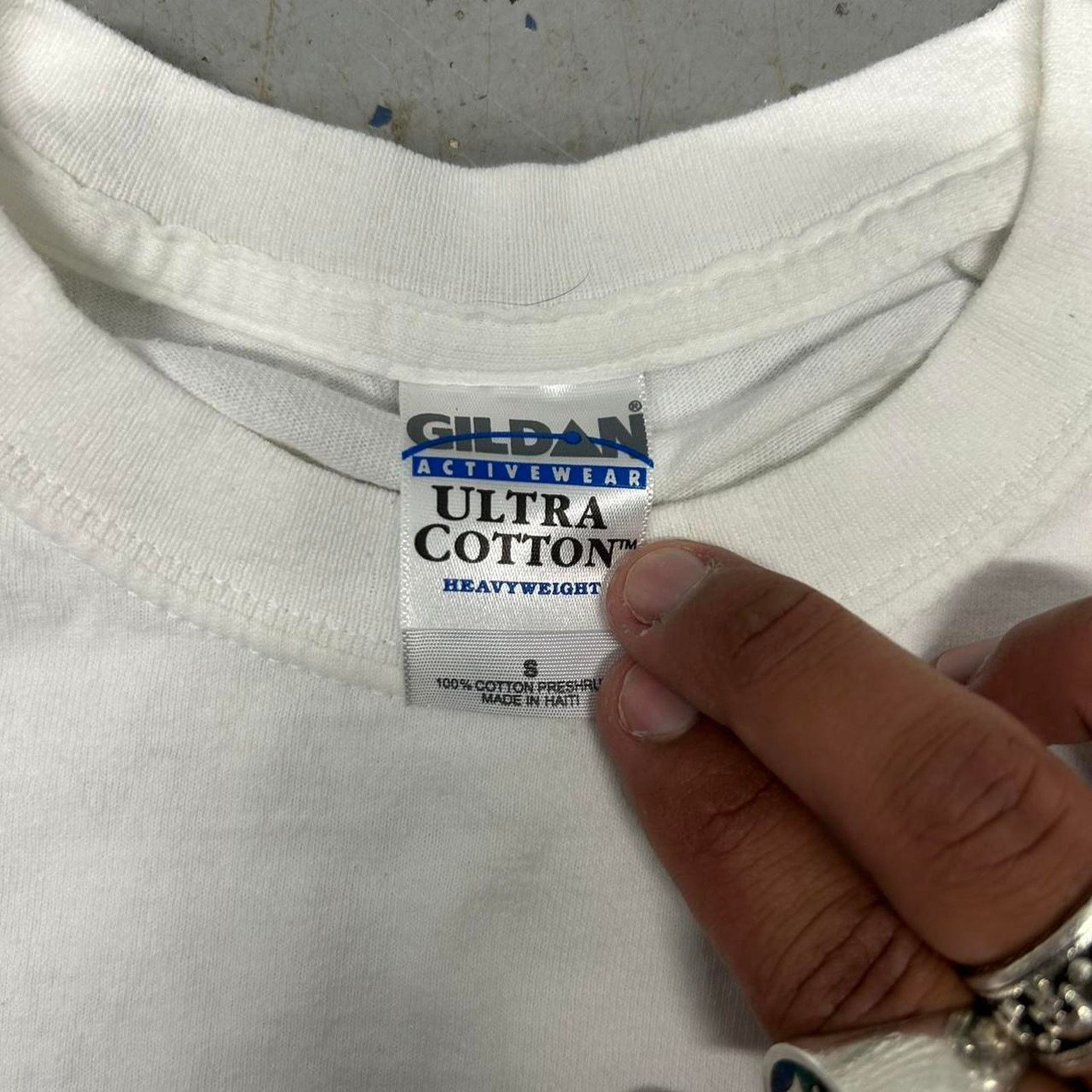 Gildan White Y2K The right choice graphic tee Size US S / EU 44-46 / 1 - 6 Thumbnail