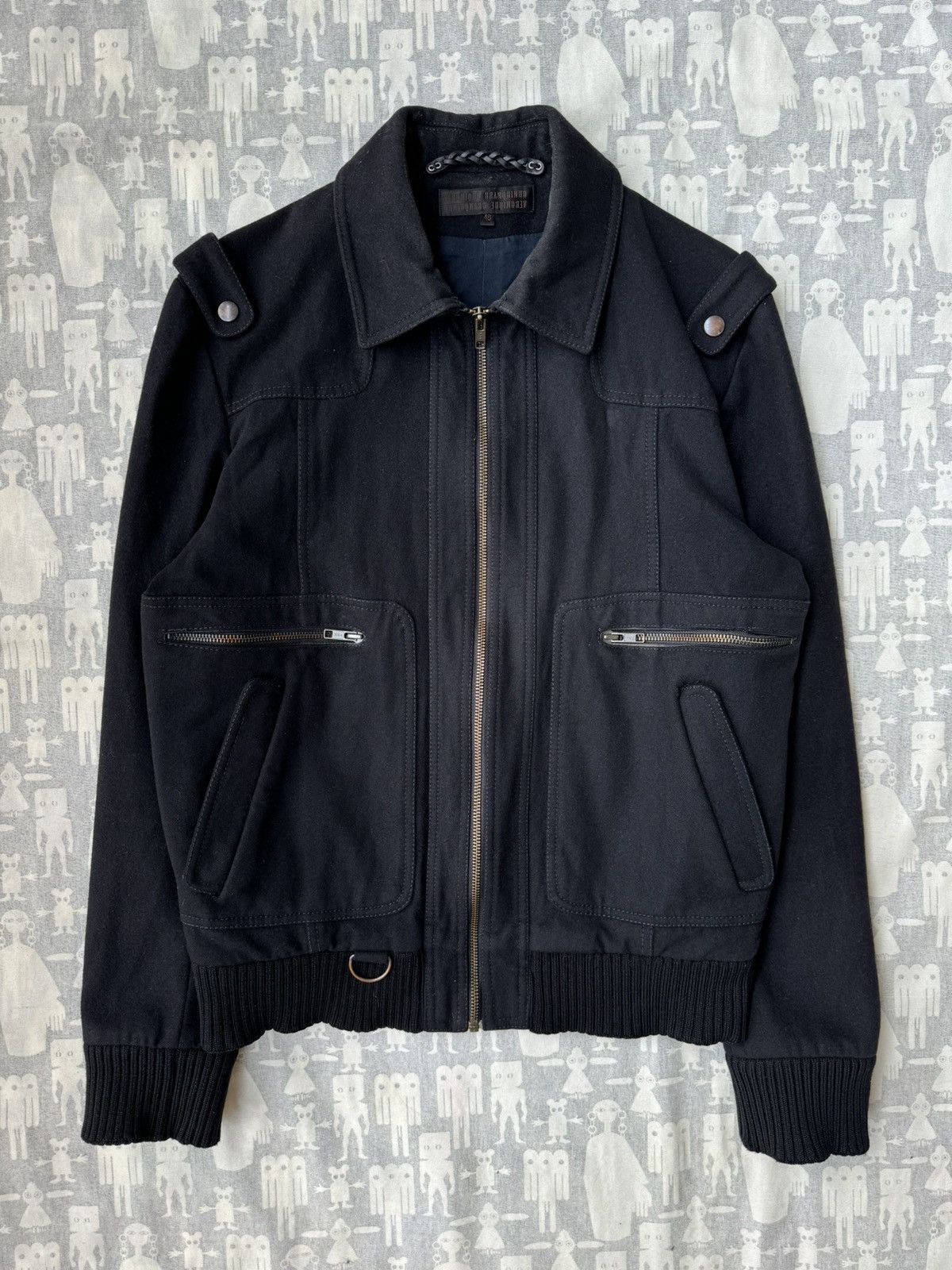 Veronique Branquinho Veronique Branquinho AW06 Wool Fitted Bomber