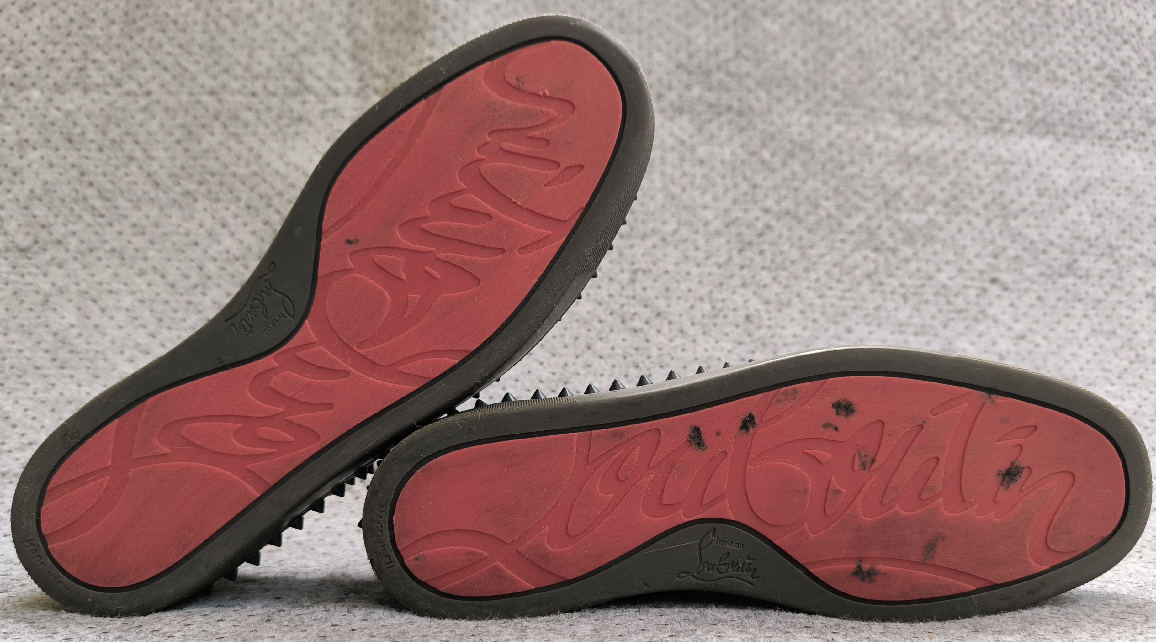 Christian Louboutin CHRISTIAN LOUBOUTIN Pik Boat slip-on sneakers grey suede Size US 8.5 / EU 41-42 - 9 Thumbnail