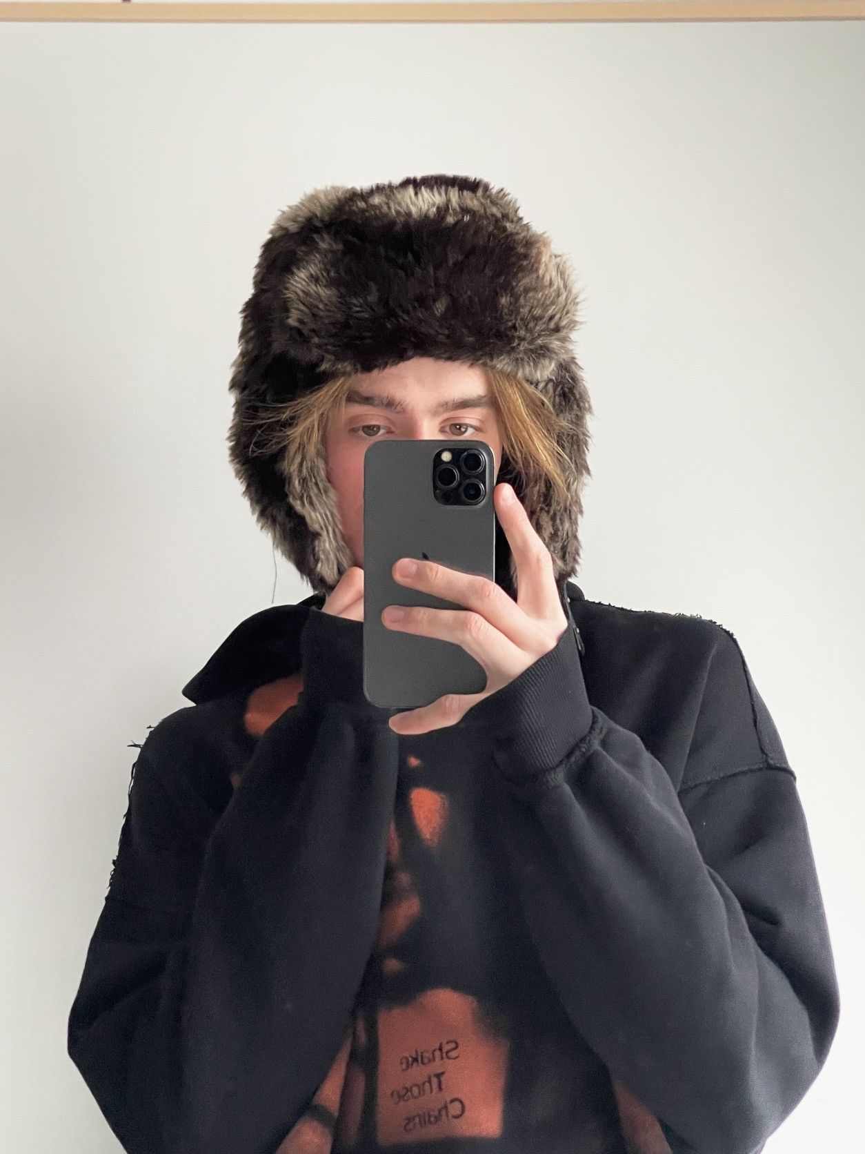 Japanese Brand Vintage fuzzy mohair japanese ushanka hat avant garde Size ONE SIZE - 3 Thumbnail