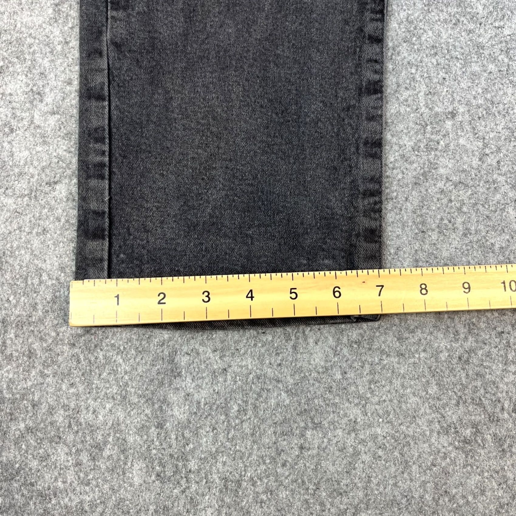 Vintage Armani Jeans Jeans Regular Tapered 30 32 Charcoal Grey Vintage Italy Mens 5-Pocket Denim Cotton Elastan Stretch Size US 30 / EU 46 - 3 Thumbnail