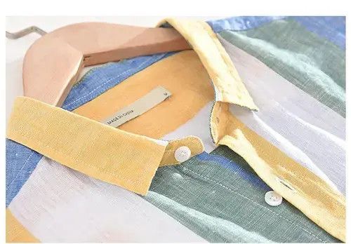 Other Striped Linen Long Sleeve Shirts for Men Size US M / EU 48-50 / 2 - 2 Thumbnail