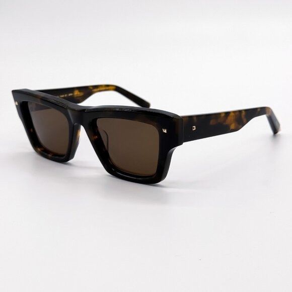 Valentino NEW VALENTINO XXII VLS-106B-53 HAVANA UNISEX SUNGLASSES Size ONE SIZE - 7 Thumbnail