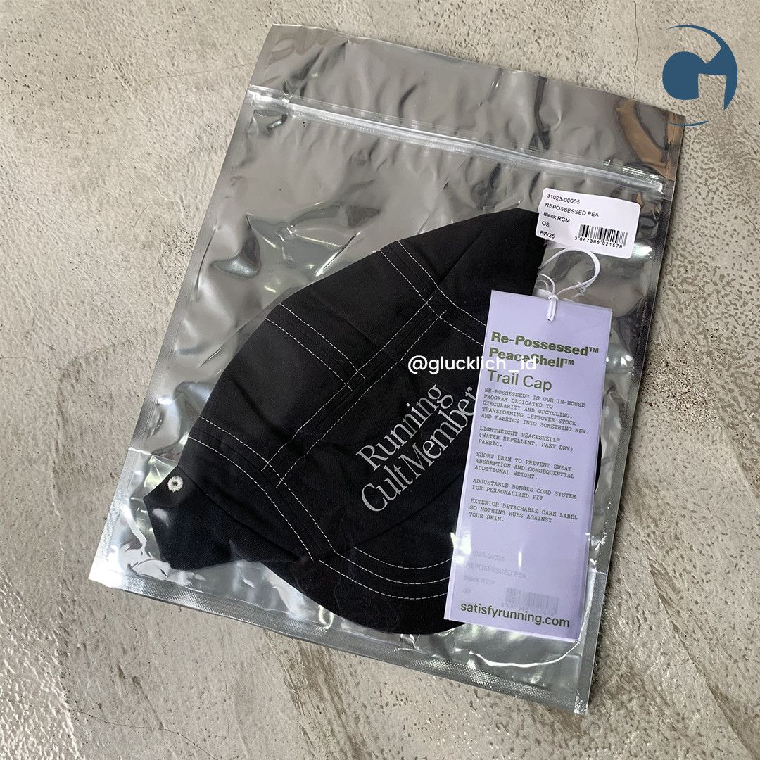 Satisfy Satisfy, Re‑Possessed™️ Peaceshell™️ Trail Cap in Black Size ONE SIZE - 6 Thumbnail