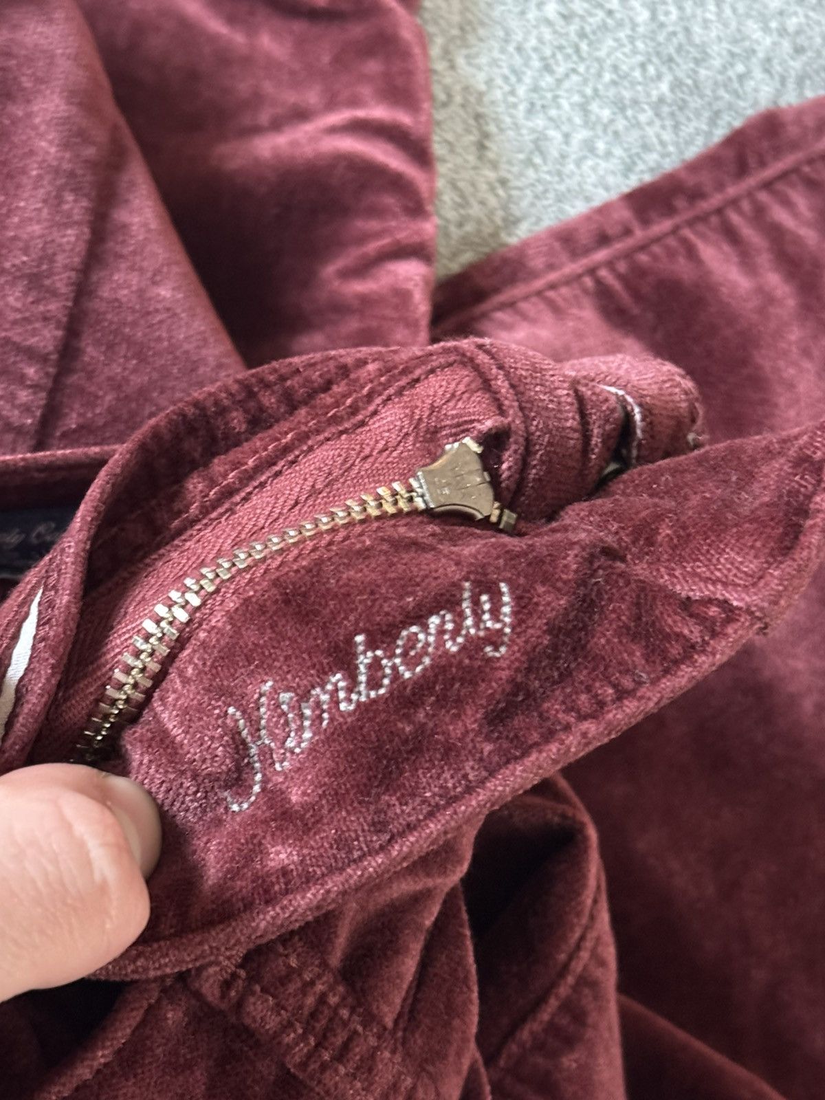 Jacob Cohen Jacob Cohen wmns kimberly velour velvet pants trousers chino Size 26" / US 2 / IT 38 - 13 Thumbnail