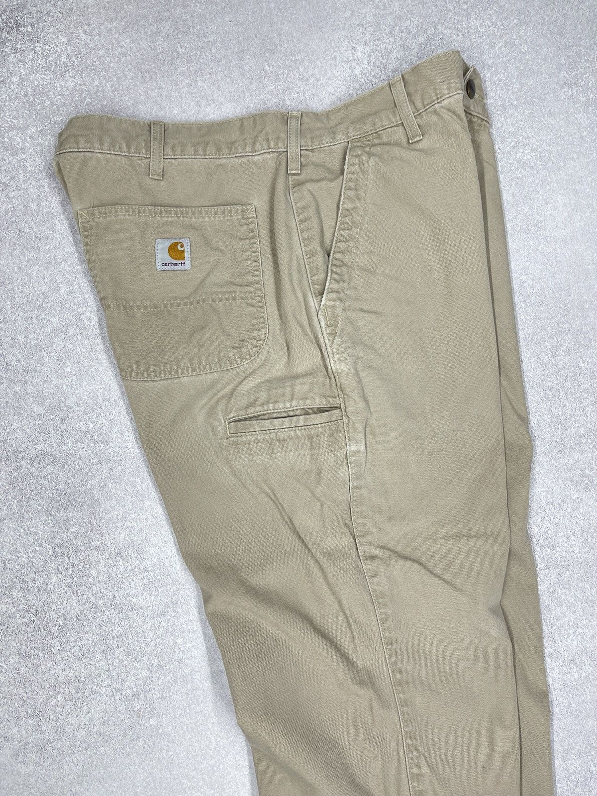 Carhartt Vintage Carhartt WIP Canvas Pants Relaxed Fit Beige Y2K Size US 36 / EU 52 - 6 Thumbnail