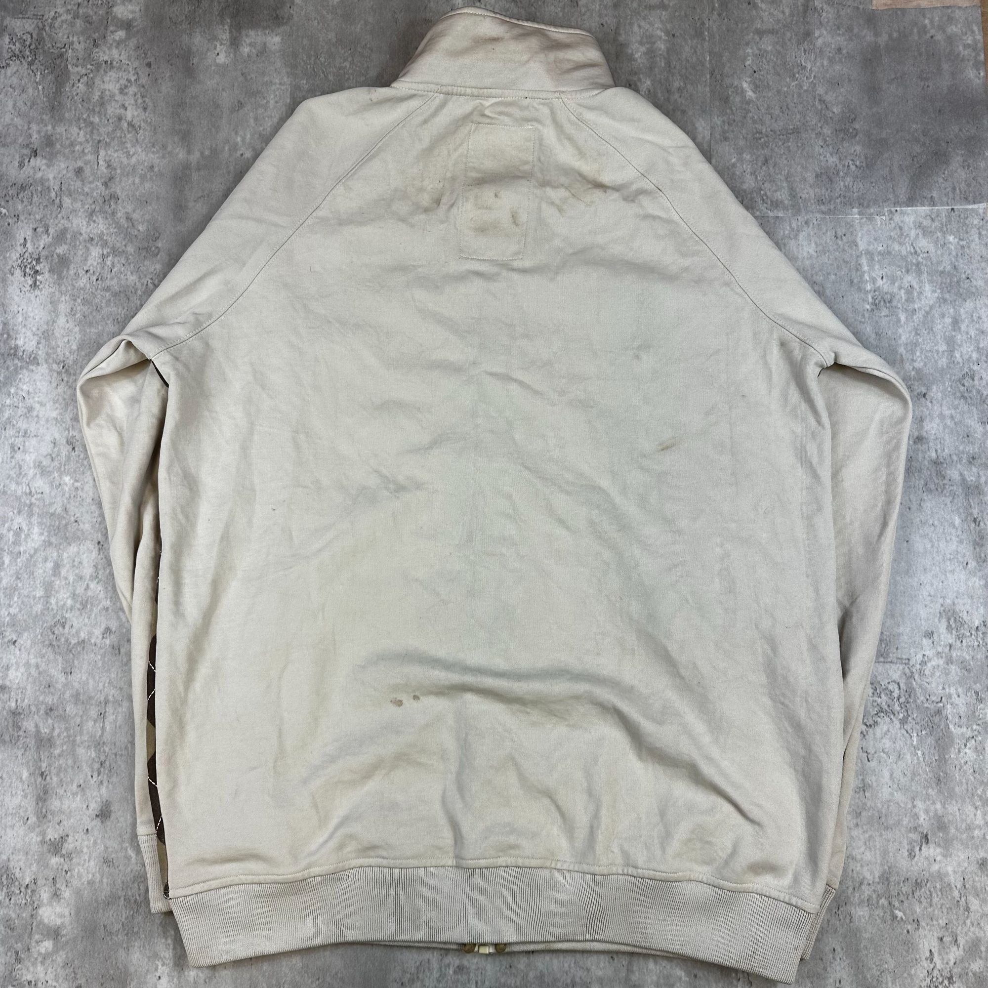 Ecko Unltd. Ecko Unltd Argyle Full-Zip Sweatshirt Beige & Brown Mens Lar Size US L / EU 52-54 / 3 - 2 Thumbnail