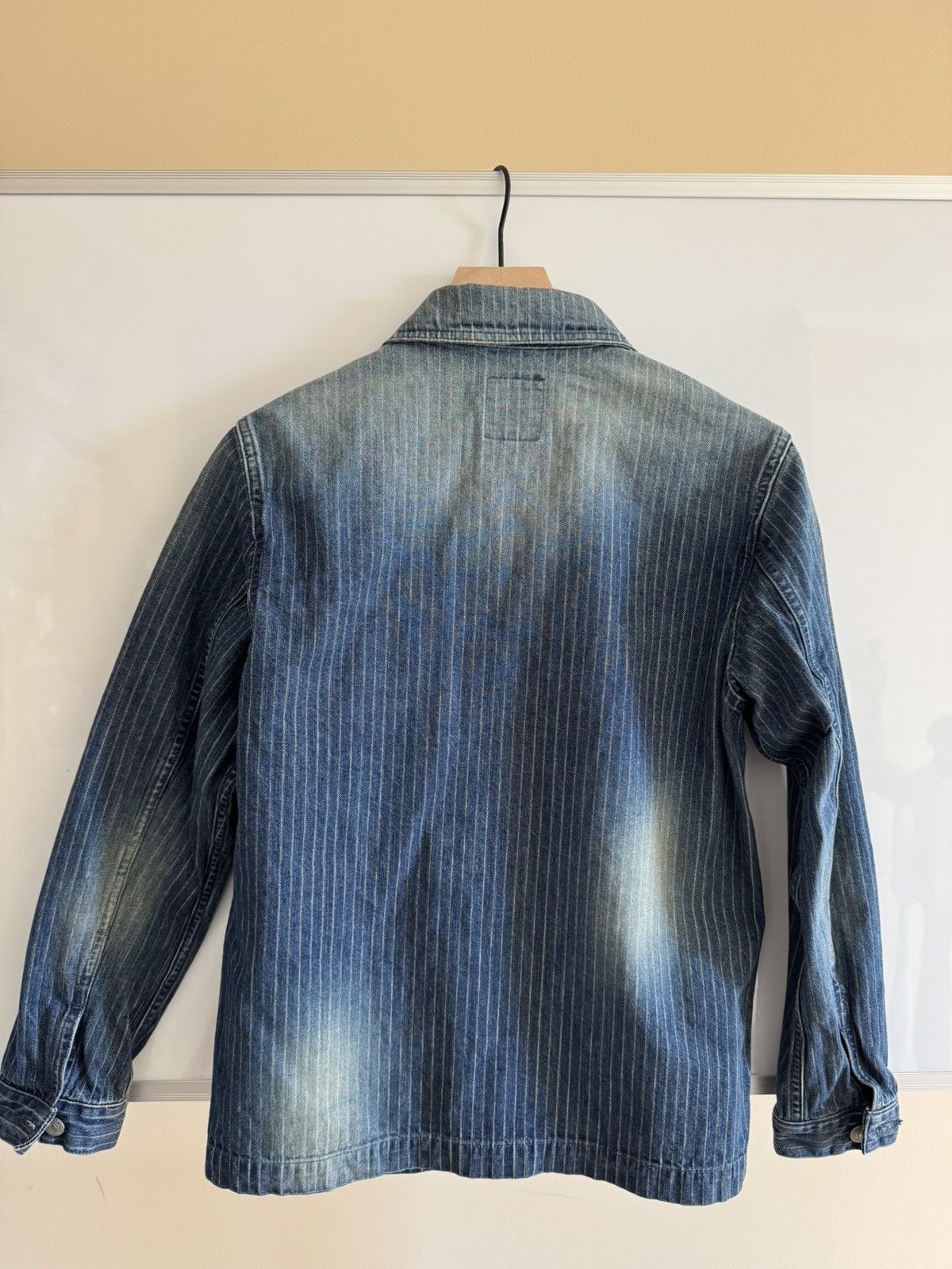Momotaro Jeans Momotaro- AW Striped denim coveralls (AW) - 03-146 Size US XS / EU 42 / 0 - 2 Thumbnail