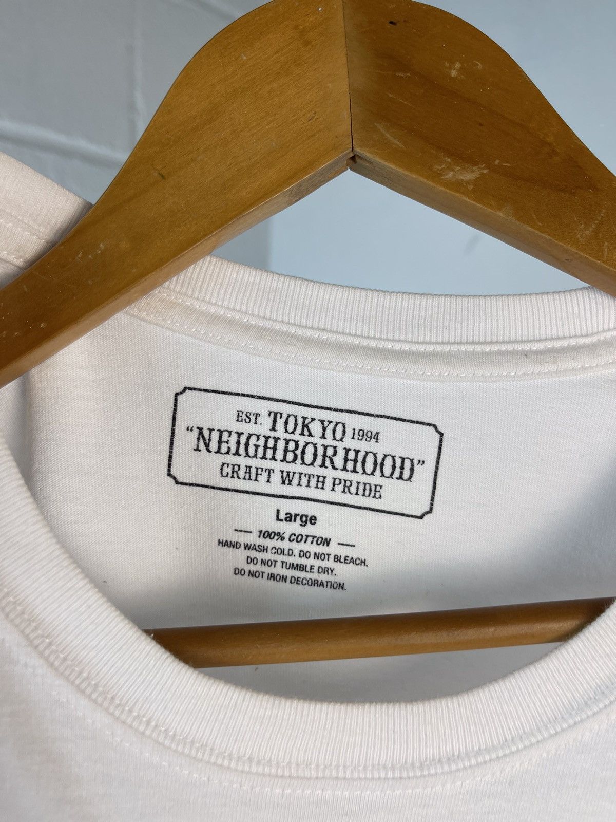 Neighborhood Neighborhood Box Logo Tee Size US L / EU 52-54 / 3 - 8 Thumbnail