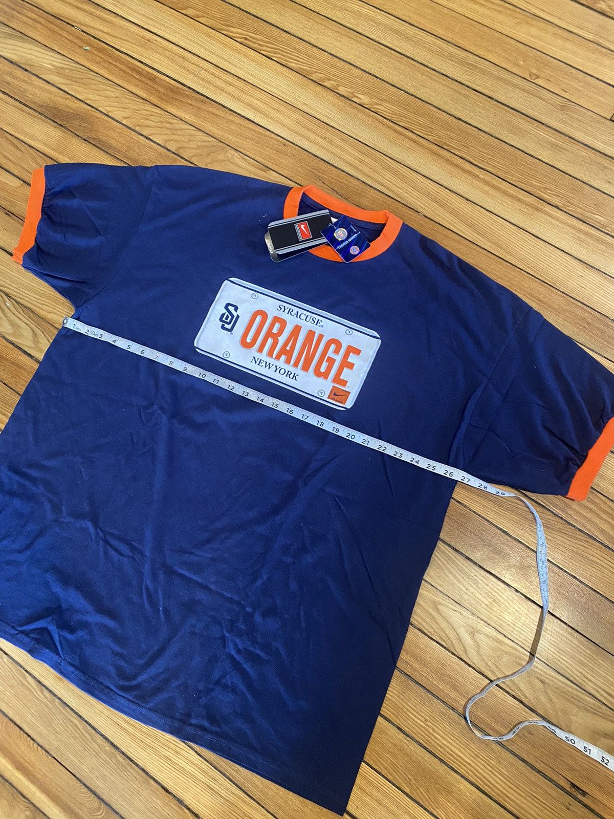 Nike Xxl Y2K Syracuse Orangeman Heavyweight Tshirt Size US XXL / EU 58 / 5 - 7 Thumbnail