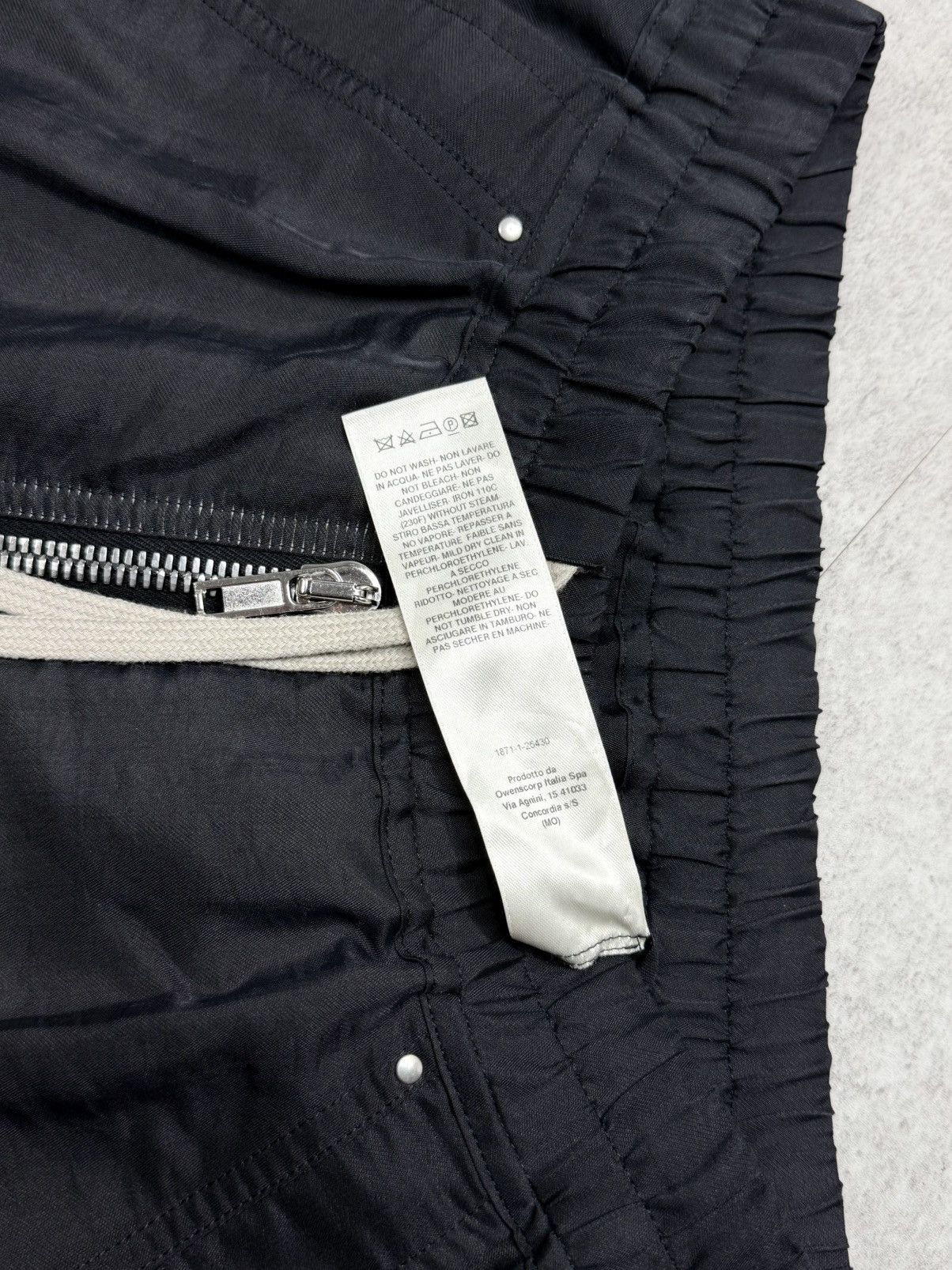 Rick Owens Rick Owens mainline Geth Belas Lido SS24 black Silk / Nylon Size 25" / US 0 / IT 36 - 9 Thumbnail