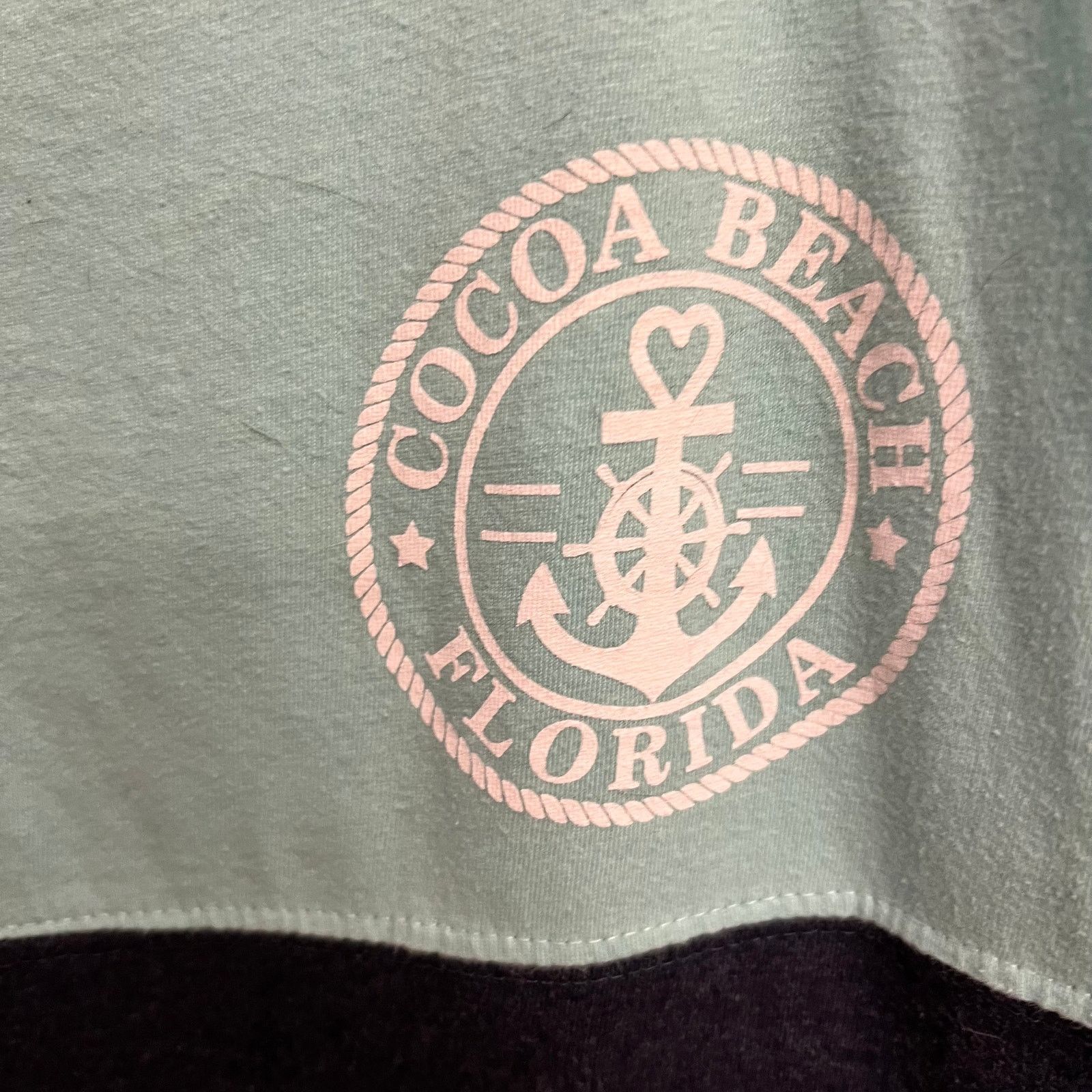 Unknown London Cocoa Beach, Florida Raglan Long Sleeve Shirt Size L / US 10 / IT 46 - 3 Thumbnail