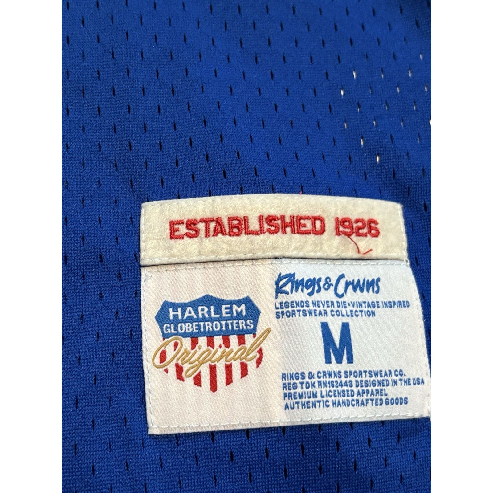 Harlem Globetrotters HARLEM GLOBETROTTERS (CURLEY NEAL #22) RINGS&CRWNS JERSEY M Size US M / EU 48-50 / 2 - 7 Thumbnail