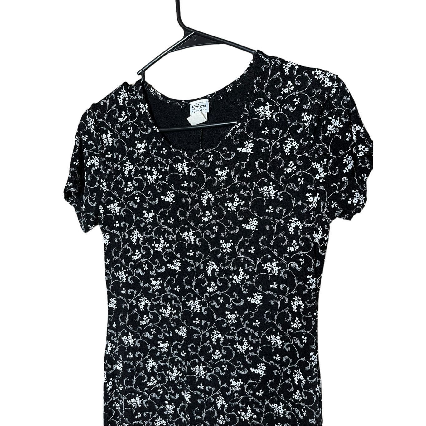 Other Vintage Spice Clothing 90s Flower Print Dress Size M Size M / US 6-8 / IT 42-44 - 2 Thumbnail
