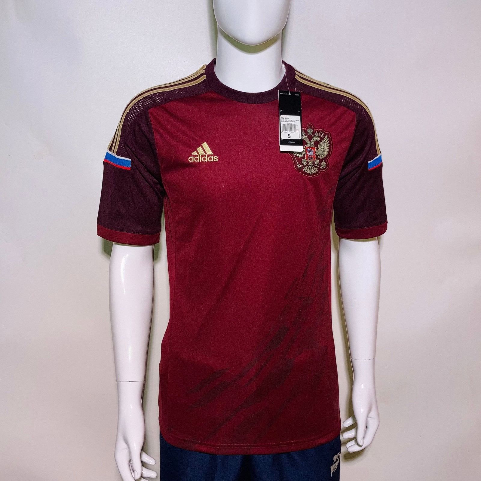 Adidas 2014 Russia Home Adidas D8609 Size US S / EU 44-46 / 1 - 1 Thumbnail