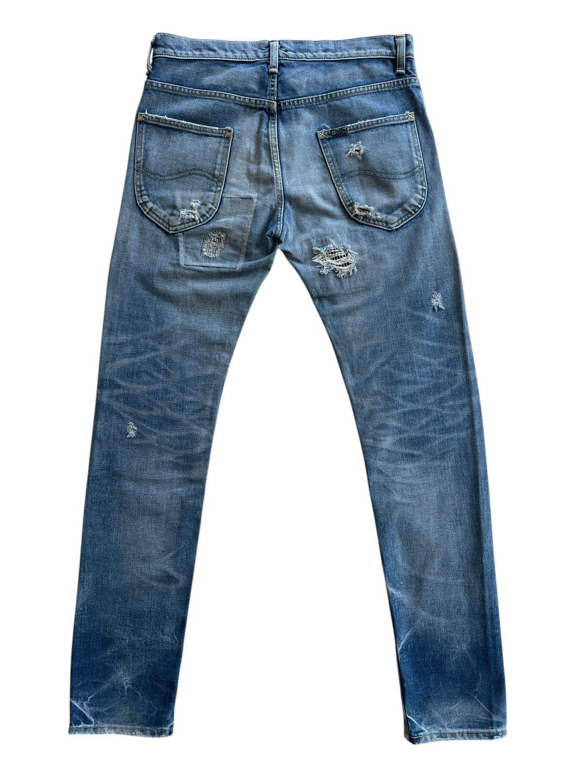 Lee LEE x AKM Patchwork Distressed Denim Size US 32 / EU 48 - 4 Thumbnail