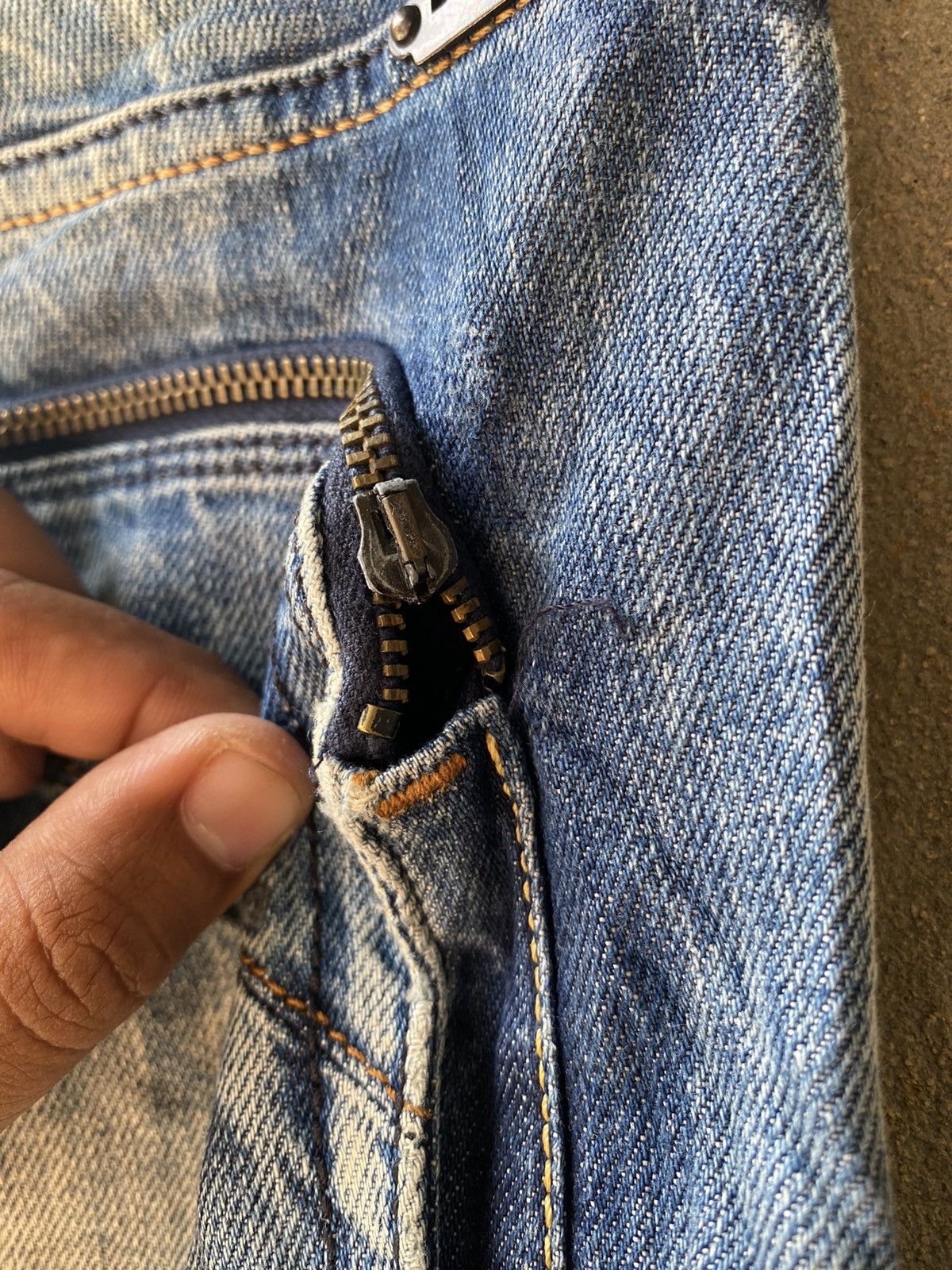 Diesel Diesel Poiak Acid Wash Made in Italy Denim Pants Size US 32 / EU 48 - 8 Thumbnail
