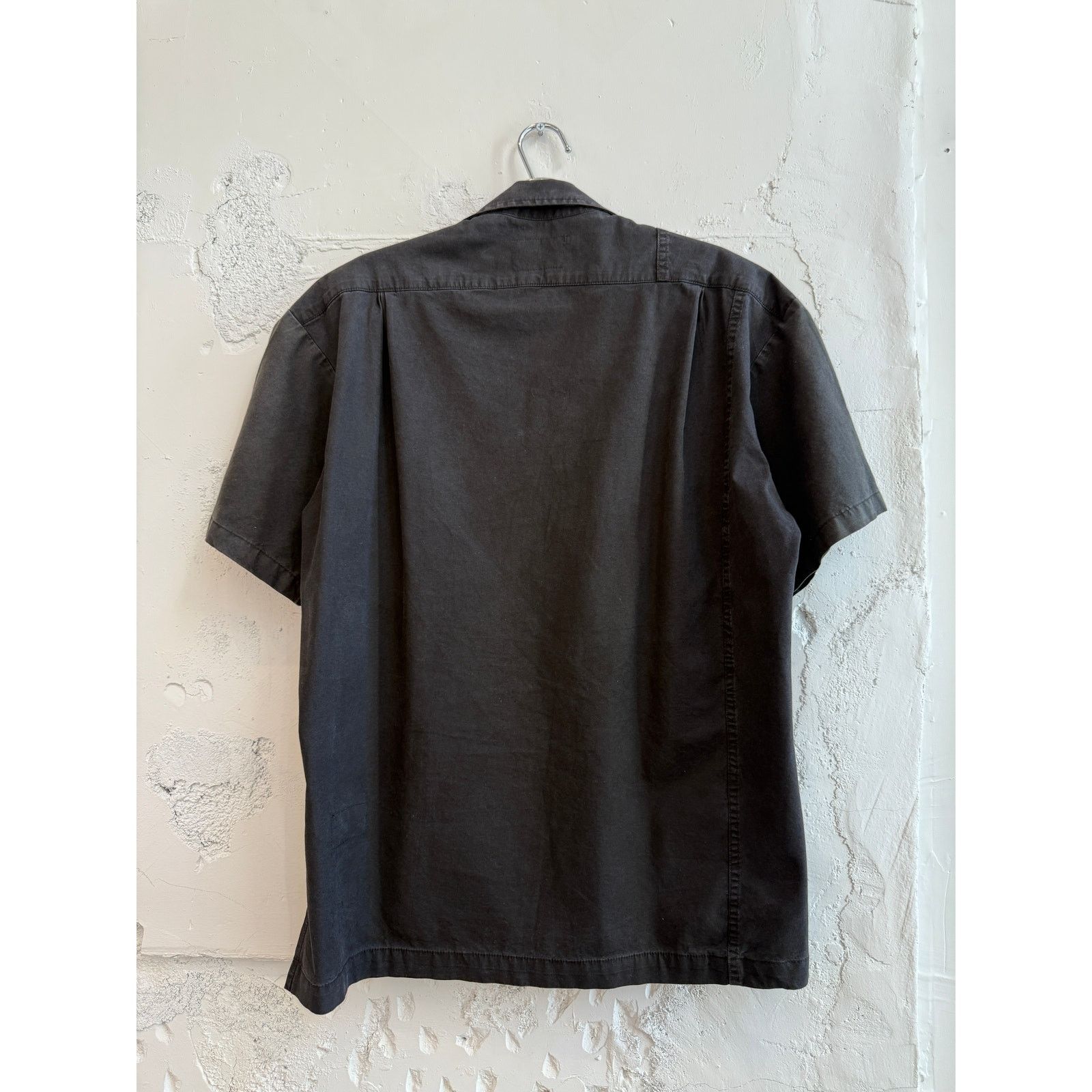 Greg Lauren Greg Lauren Black Tent Short Sleeved Boxy Shirt Size US S / EU 44-46 / 1 - 2 Thumbnail