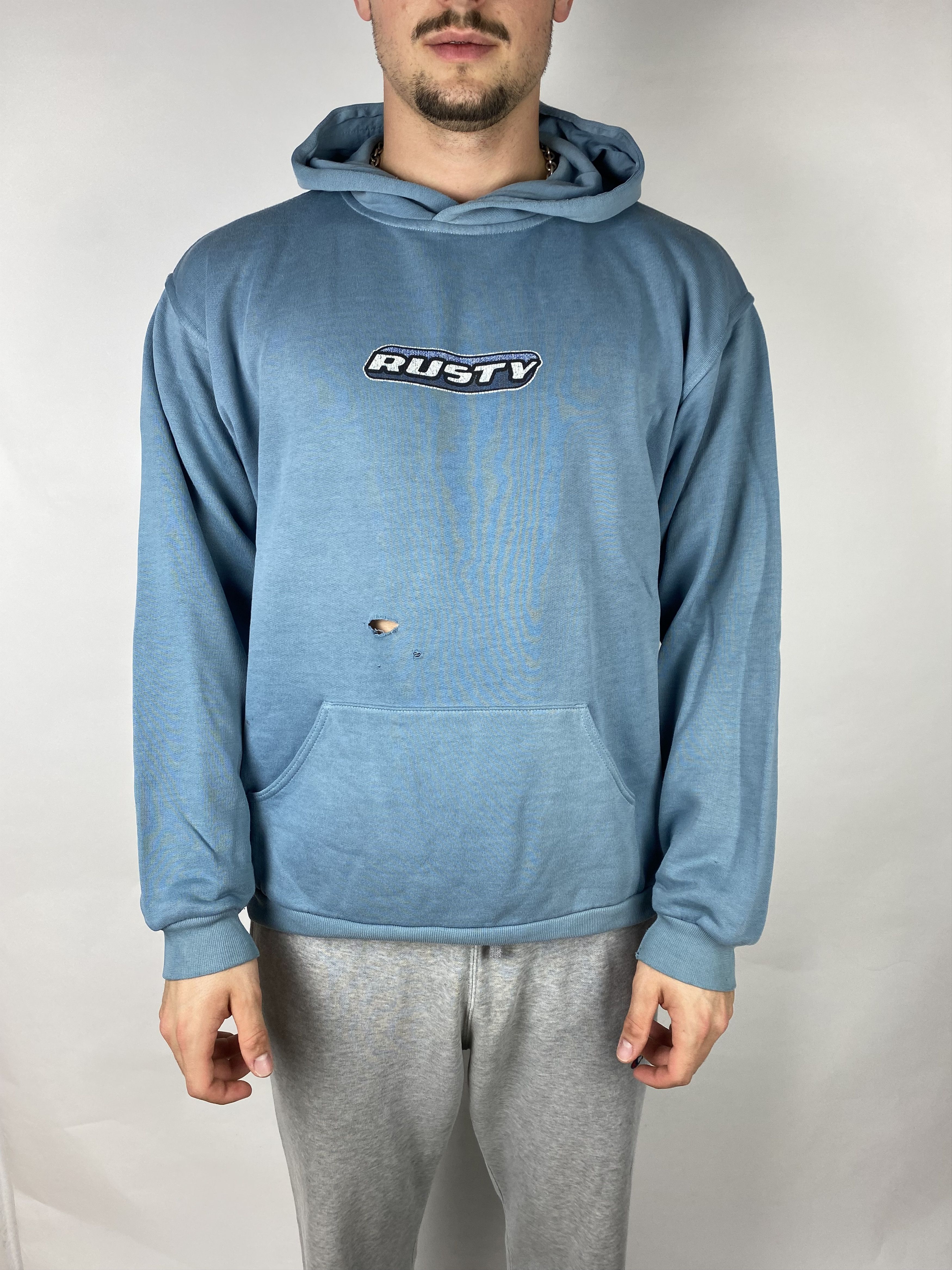 Rusty × Vintage Vintage 90’s Rusty Skate Surf Zip Up Hoodie distressed Size US S / EU 44-46 / 1 - 2 Thumbnail