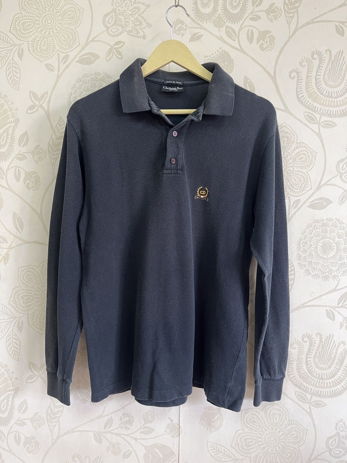 Christian Dior Monsieur × Hedi Slimane × Vintage Vintage 80s Christian Dior Monsieur John Galliano Polo Size US M / EU 48-50 / 2 - 1 Thumbnail