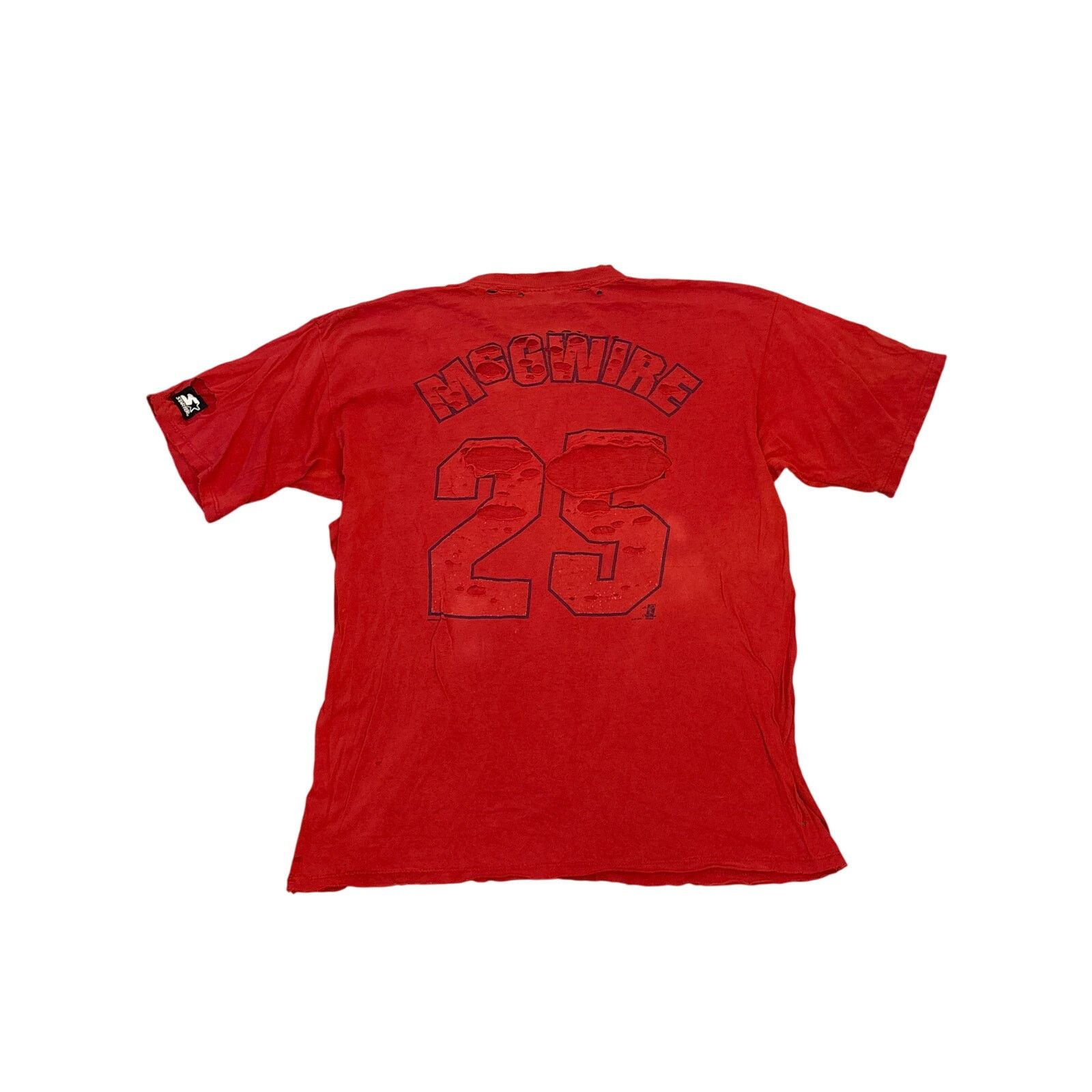 Starter Vintage 1997 Marc McGwire Cardinals thrashed starter shirt L Size US L / EU 52-54 / 3 - 3 Thumbnail