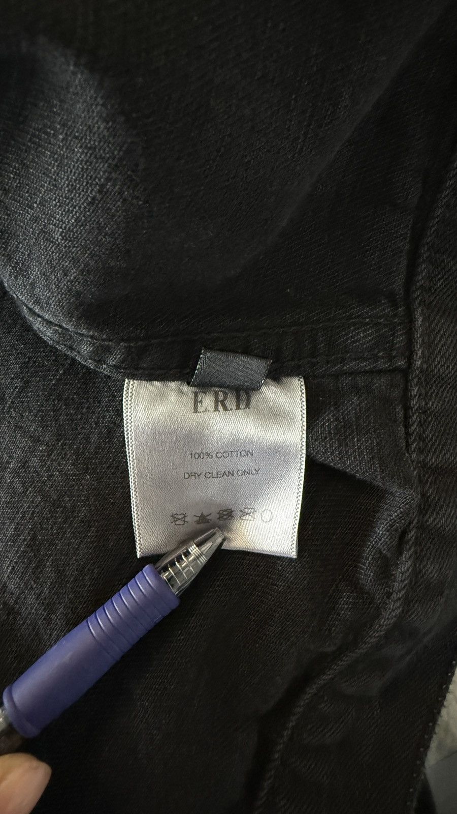 Enfants Riches Deprimes ERD Type VII Jacket Pin Assemblage “Charcoal” Size US XXL / EU 58 / 5 - 10 Thumbnail
