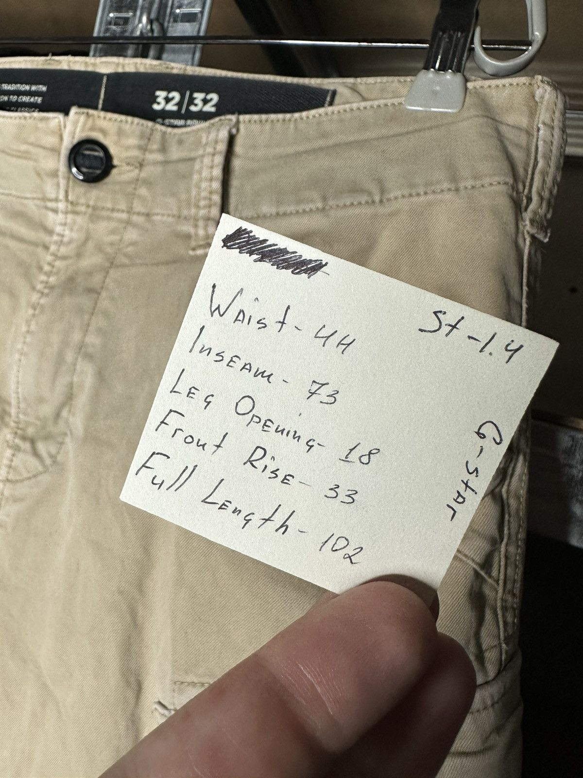 G-Star Rarest G-Star Raw 32 x 33 Cargo Y2k Punk Pants Size US 32 / EU 48 - 3 Thumbnail