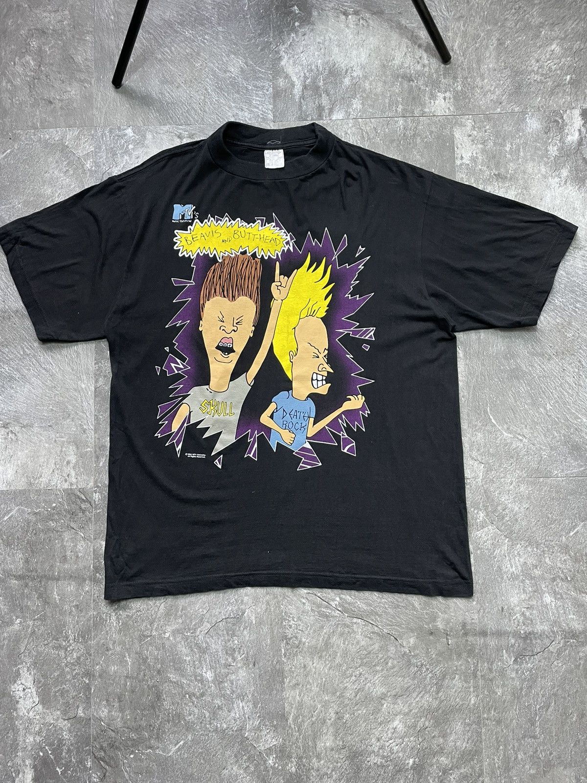 Band Tees 1994 Beavis And Butthead Metalheads XL 23 29 MTV Networks Size US XL / EU 56 / 4 - 1 Thumbnail