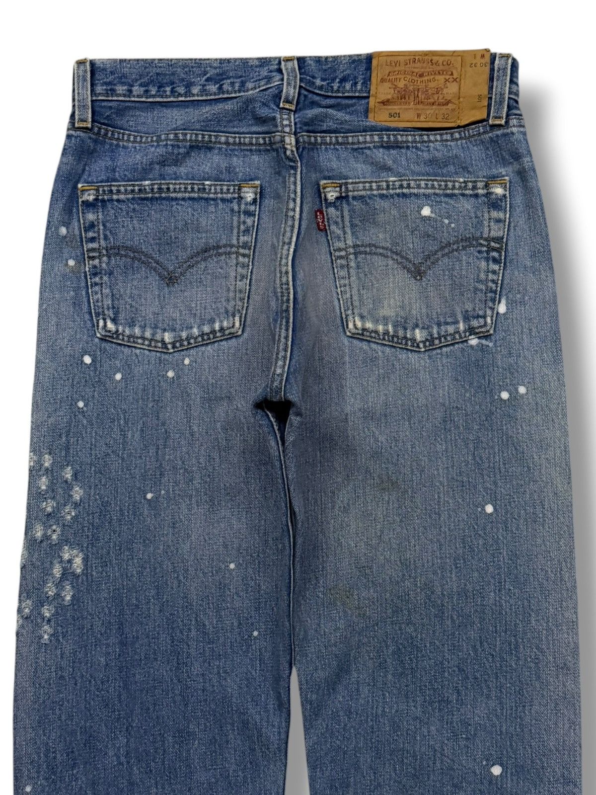Levi's Vintage 90s Levi’s 501 USA Jeans | Regular Straight | W30 Size US 30 / EU 46 - 5 Thumbnail