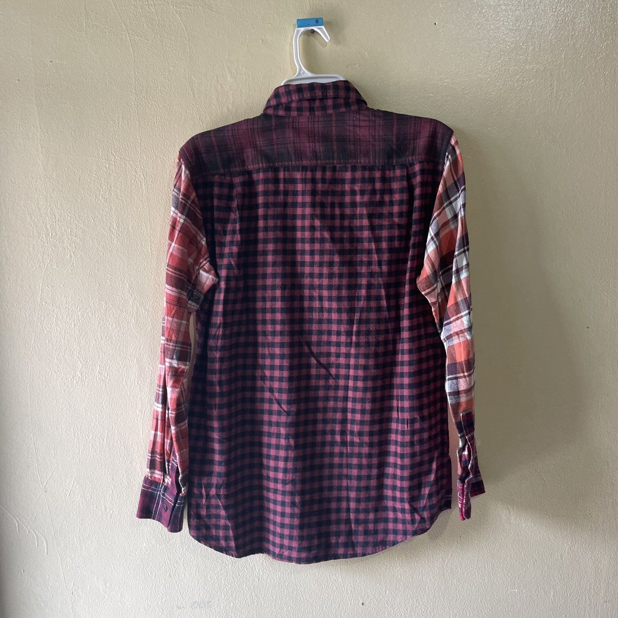 Flannel × Uniqlo × Vintage Uniqlo Patchwork Flannel Shirt Size US M / EU 48-50 / 2 - 2 Thumbnail
