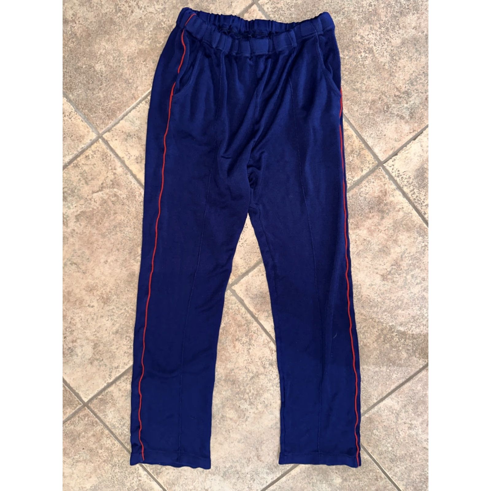 Hang Ten VTG Hang Ten Jacket & Pants Mens L Track Style 1970s Acrylic Vintage Set Size US 33 - 6 Thumbnail