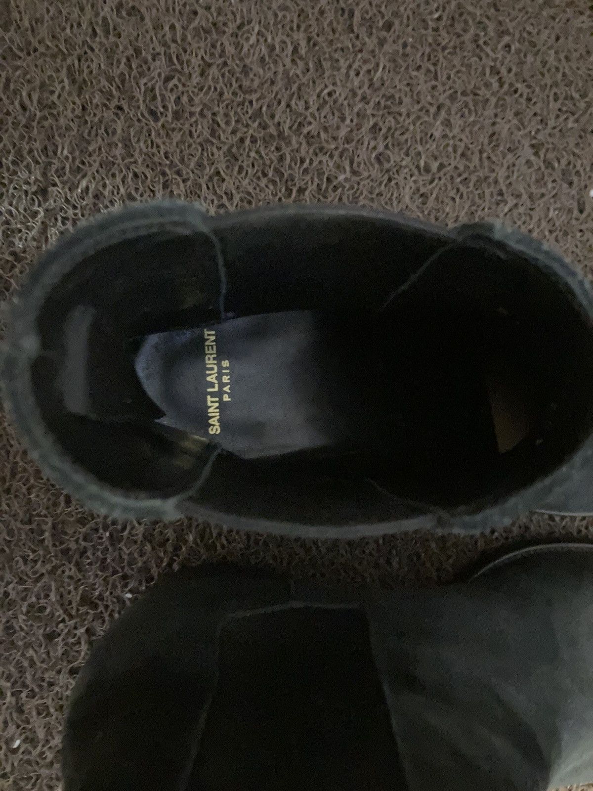 Saint Laurent Paris SLP Black Suede 30mm Chelsea Boots Size US 9 / EU 42 - 7 Thumbnail