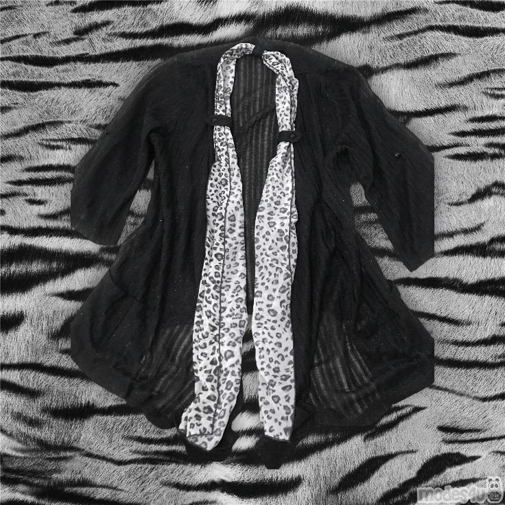 Other Reormix - black leopard print coat Size US XL / EU 56 / 4 - 2 Thumbnail