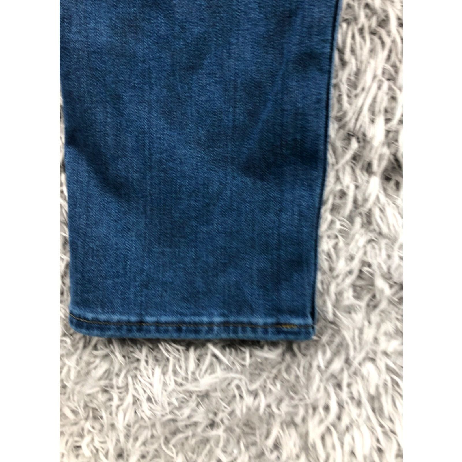 Lee Lee Premium Classic Jeans Womens Short 16 Blue Medium Wash Straight Size 38" / US 16 / IT 52 - 7 Thumbnail
