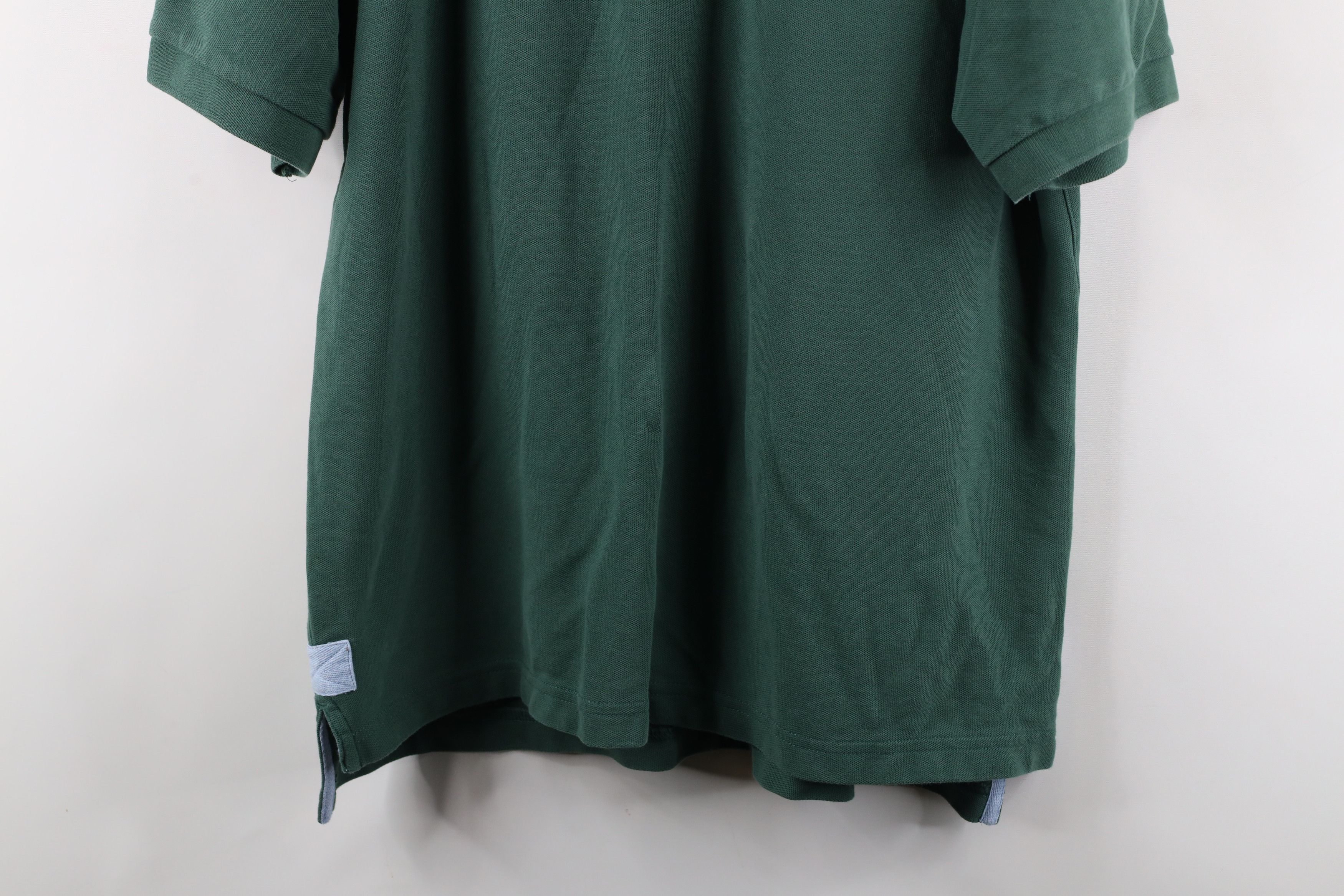 Orvis × Vintage Vintage Orvis Heavyweight Collared Polo Shirt Green Cotton Size US L / EU 52-54 / 3 - 3 Thumbnail