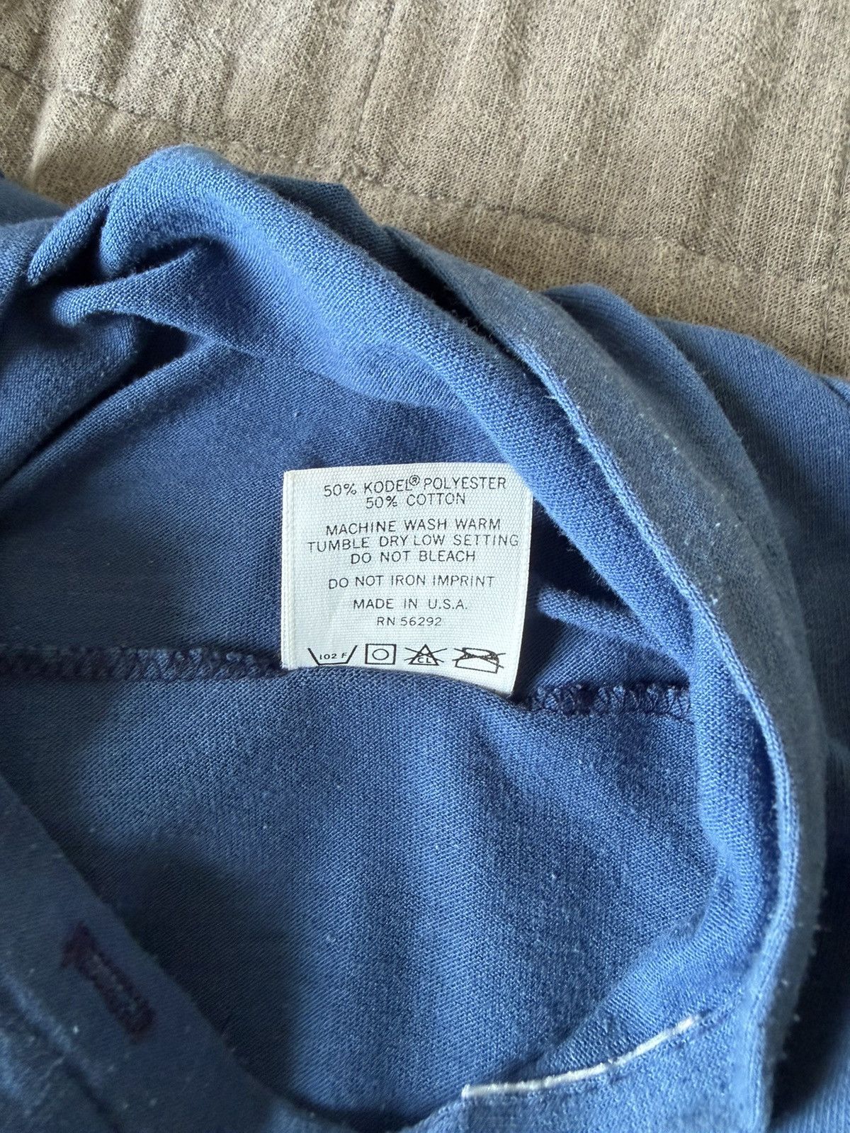 Other True Vintage 70s Fun-Tees Blue Pullover Hoodie Size US L / EU 52-54 / 3 - 4 Thumbnail