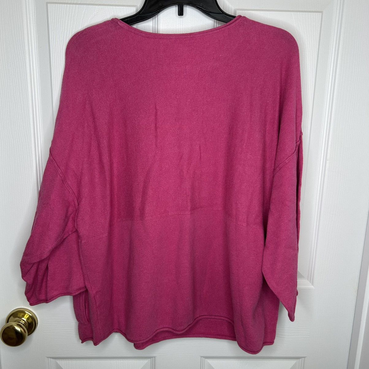 J. Jill J. Jill Cashmere Blend Pink Cozy Oversized Boxy Fit Sweater Size S / US 4 / IT 40 - 2 Thumbnail