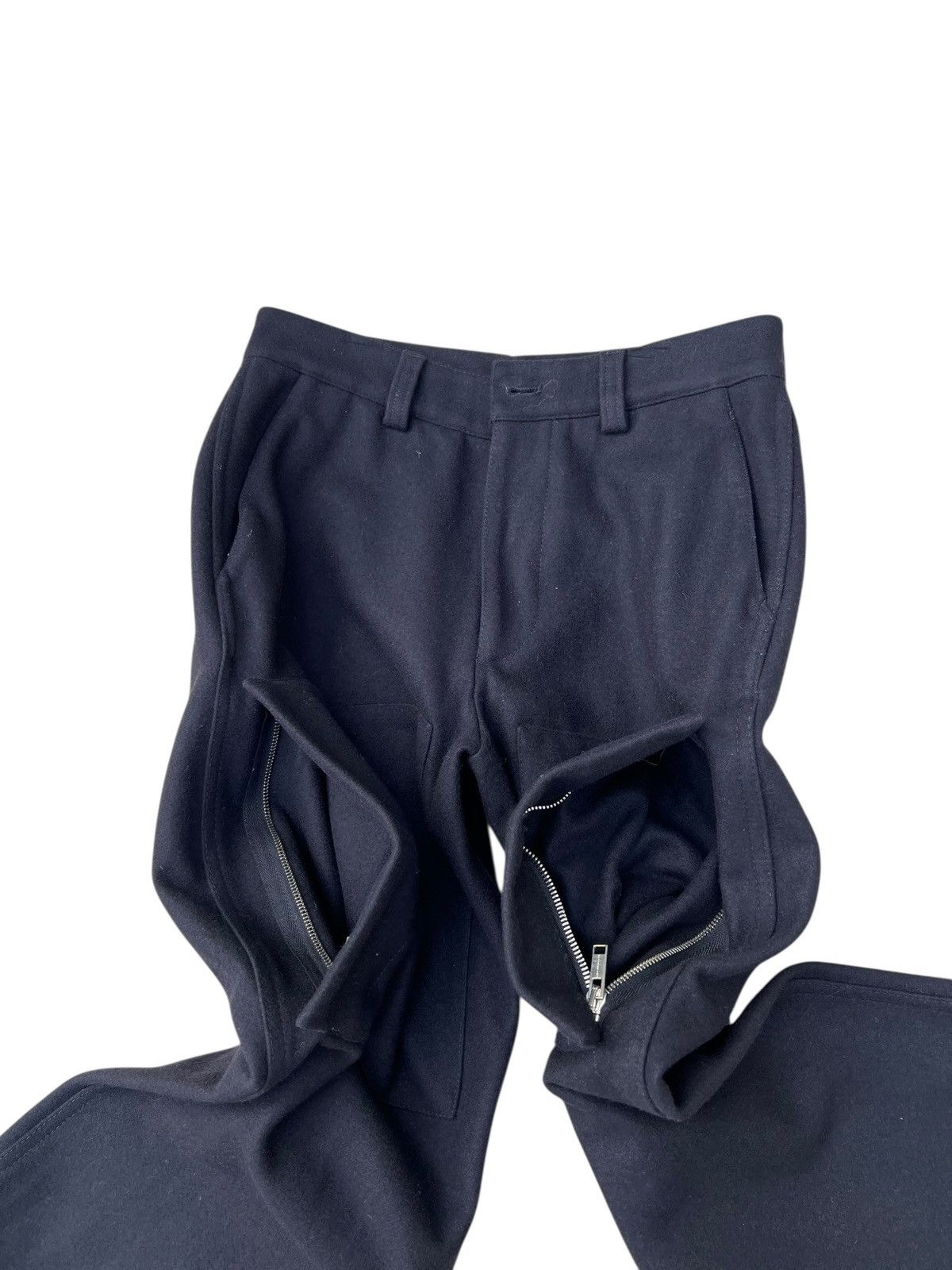 Kris Van Assche Kris Van Assche Gabardine Wool Cashmere Cargo Cropped Pant Size US 29 - 13 Thumbnail