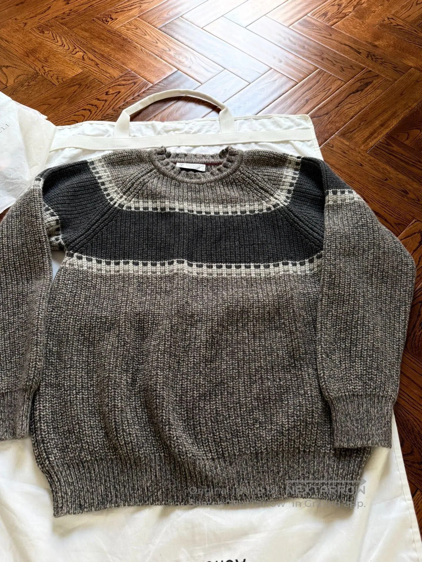 Brunello Cucinelli Brunello Cucinelli Men's Thick Cashmere Sweater. Size US L / EU 52-54 / 3 - 3 Thumbnail