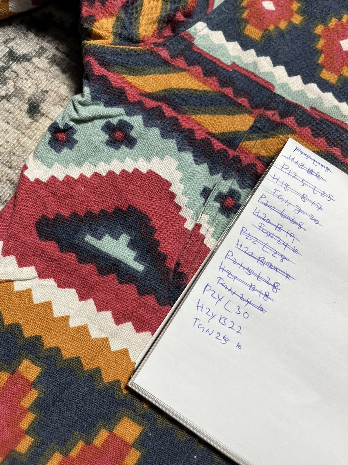 Vintage Native Navajo Shirt Button Up Long Sleeve 90s