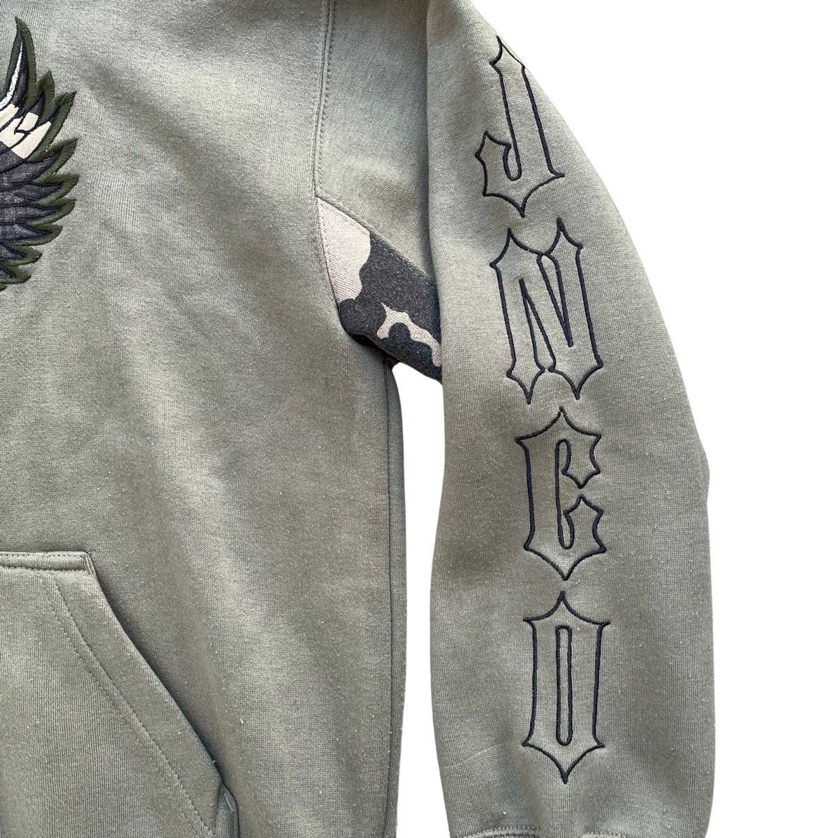 JNCO × Vintage Vintage Jnco Jeans Eagle Green Camo Hoodie Size XL Size US XL / EU 56 / 4 - 4 Thumbnail